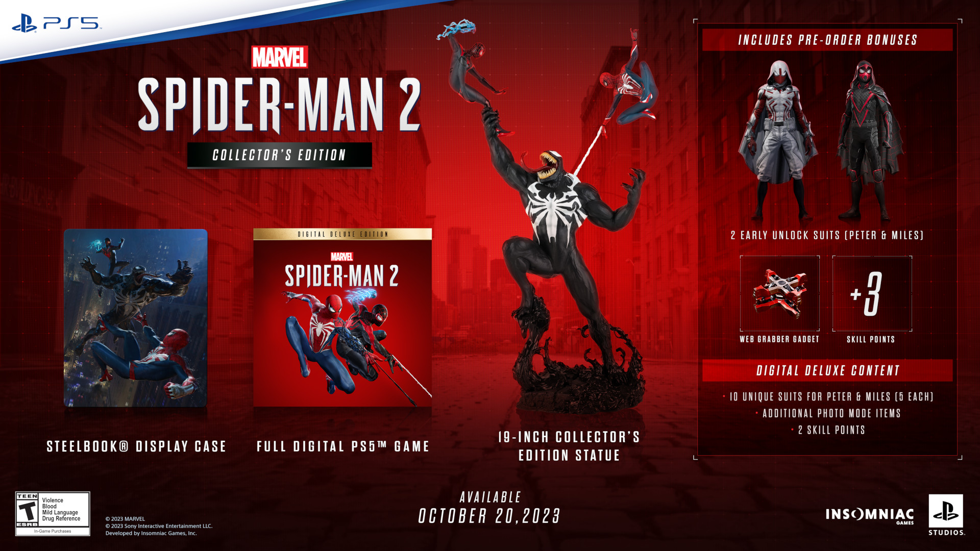 Marvel's Spider-Man 2 launches October 20 - Gematsu