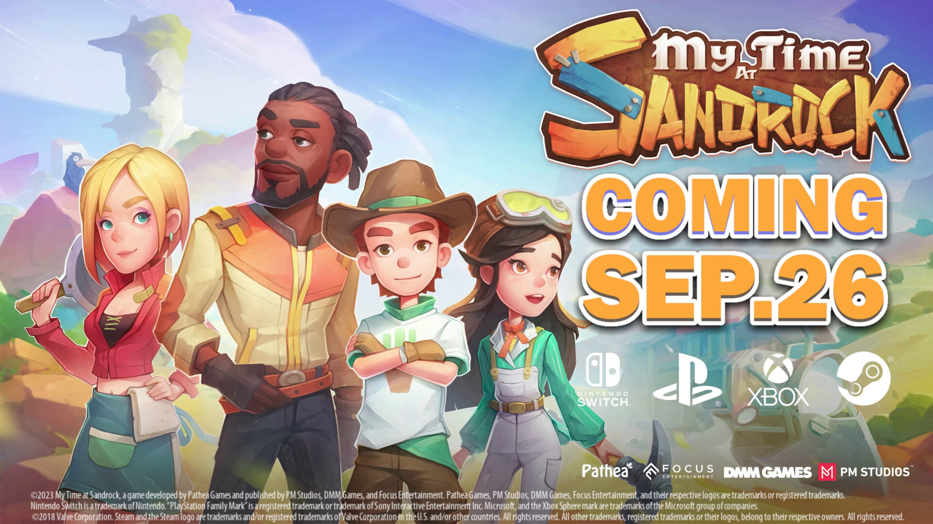 My Time At Sandrock Launches September 26 For PS5 Xbox Series Xbox Sandrock Release Date 06 07 23 1920x1080 