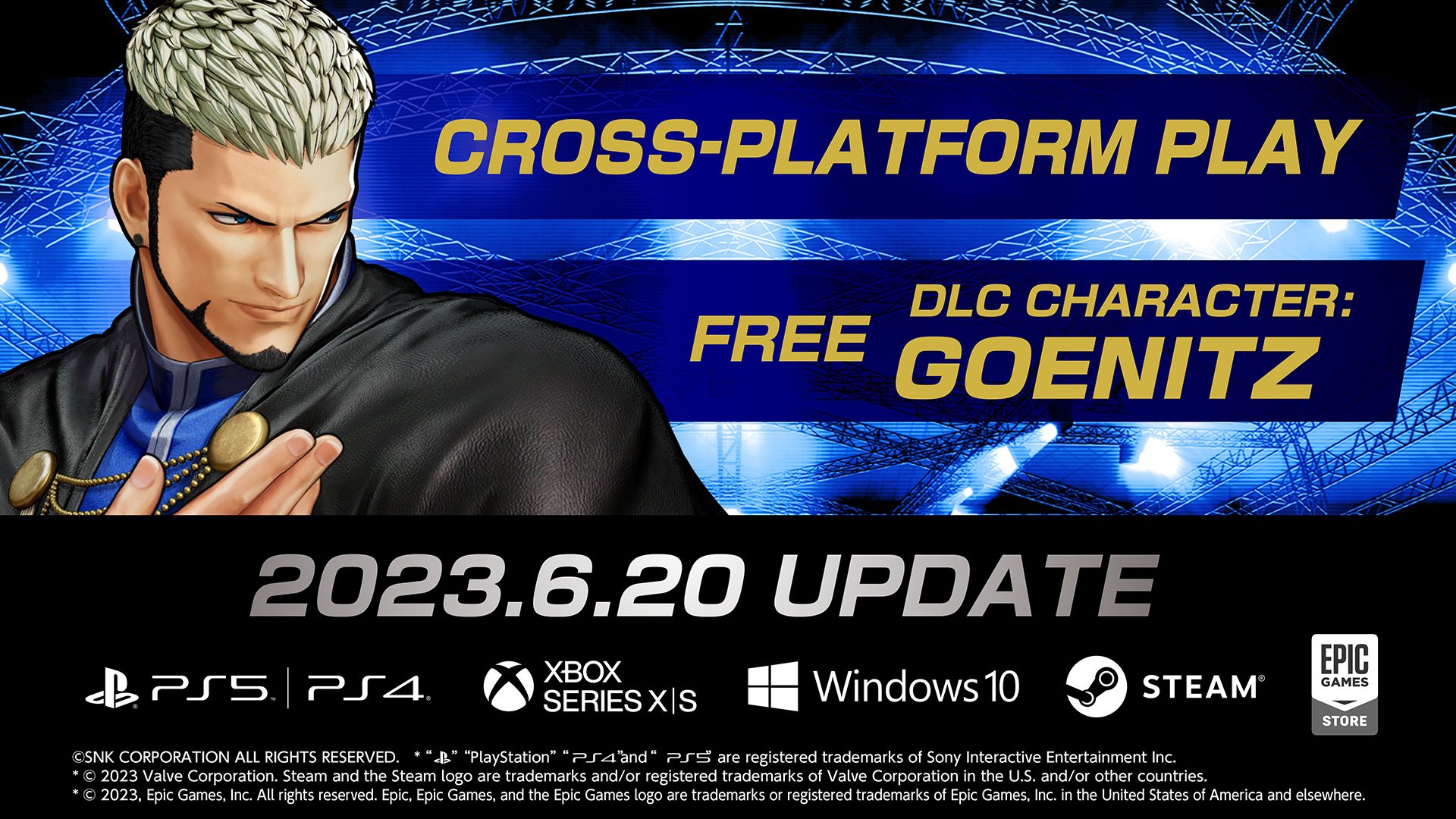 The King of Fighters XV Free DLC Character Goenitz Gets New