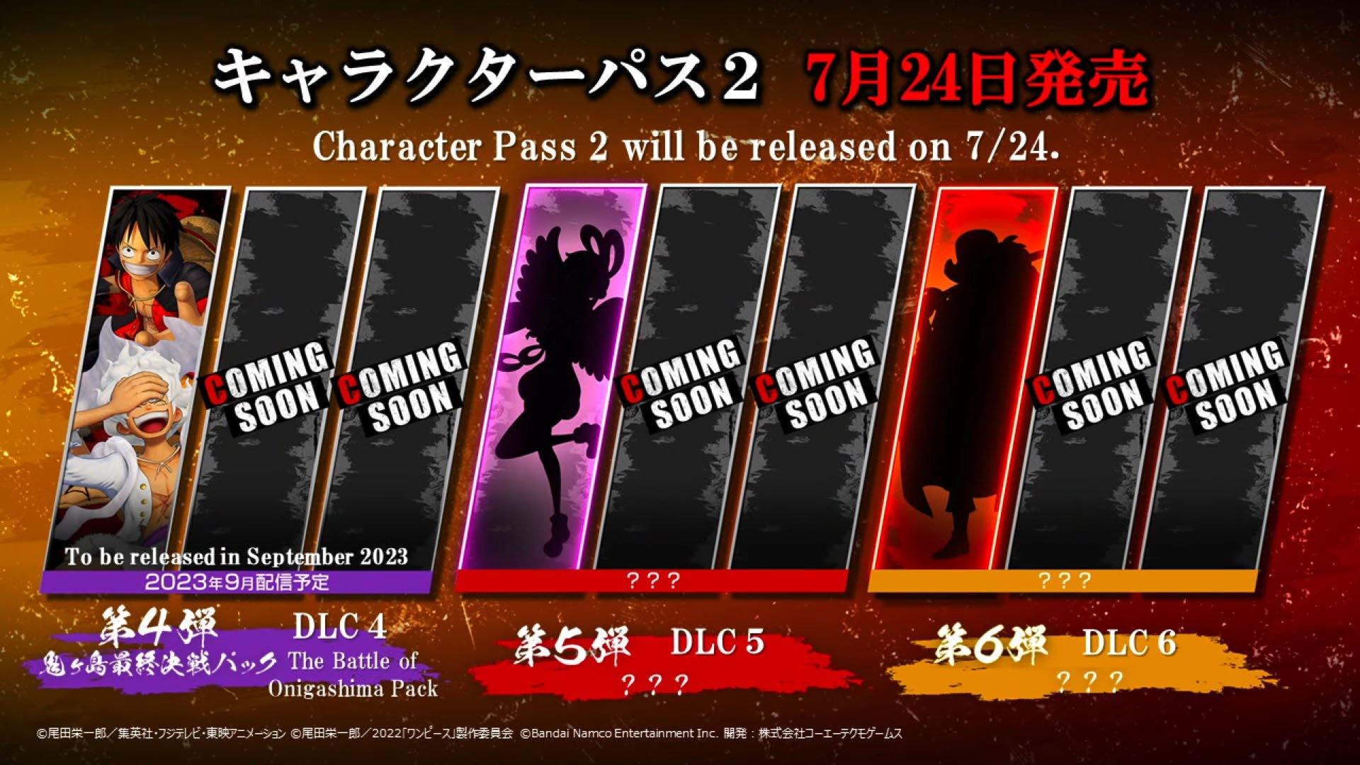 ONE PIECE: Pirate Warriors 4 Character Pass
