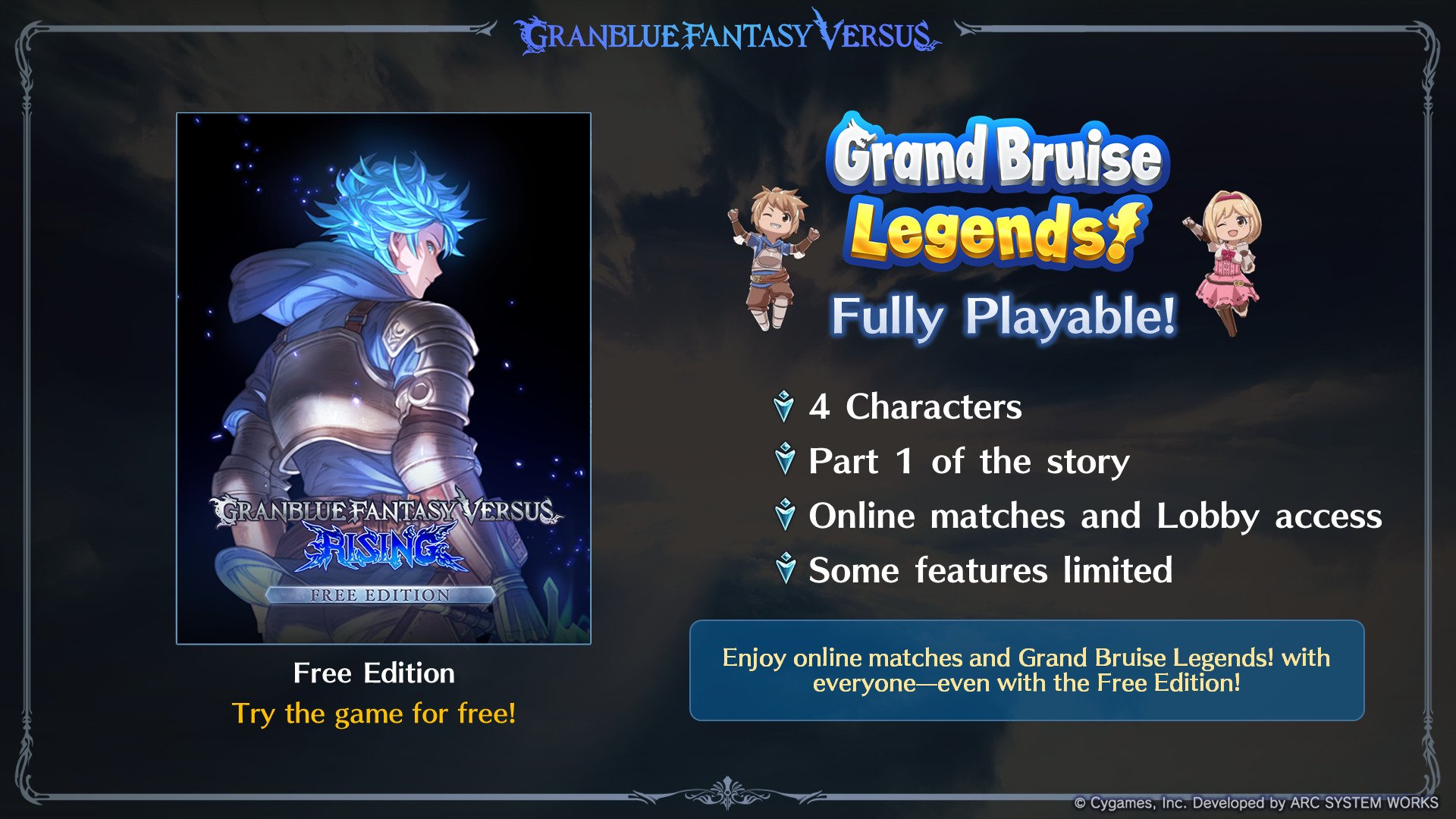 Granblue Fantasy Versus: Rising Deluxe & Free Editions Detailed as  Pre-Order Becomes Available