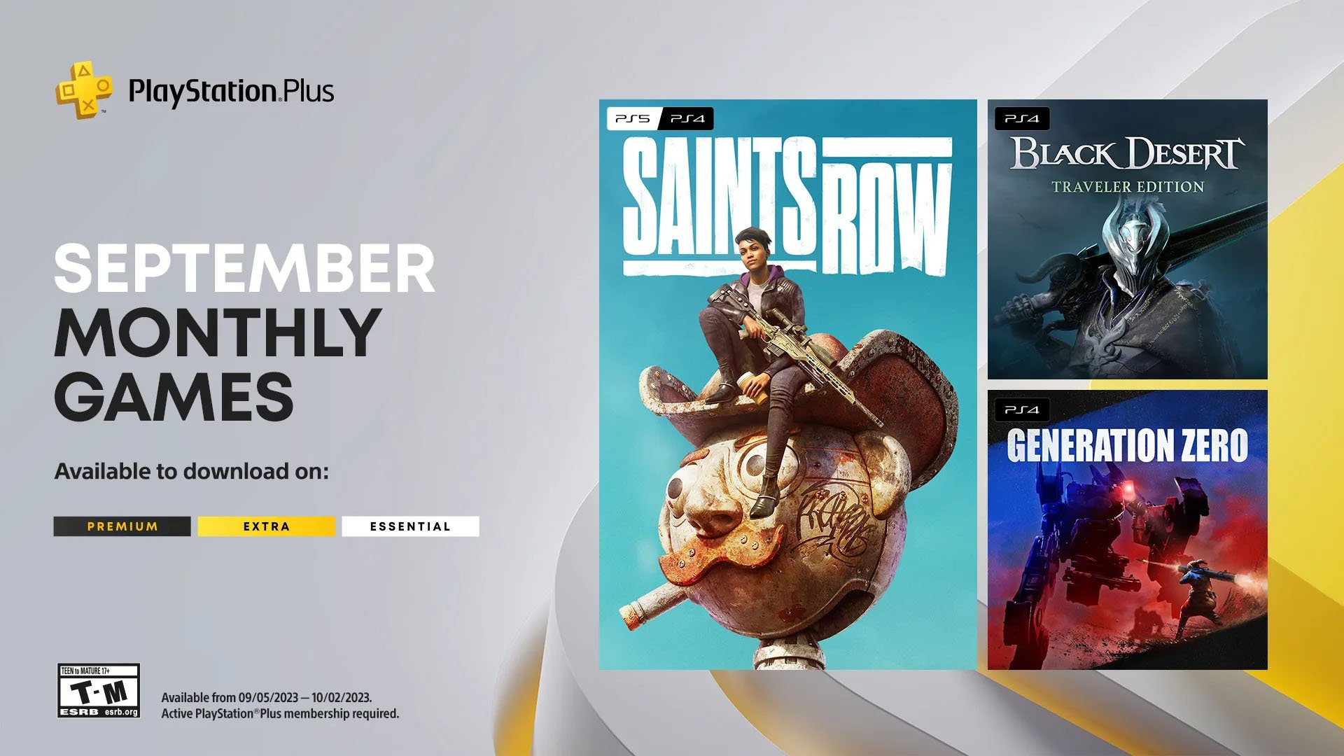 PlayStation Plus Monthly Games lineup for September 2023 announced