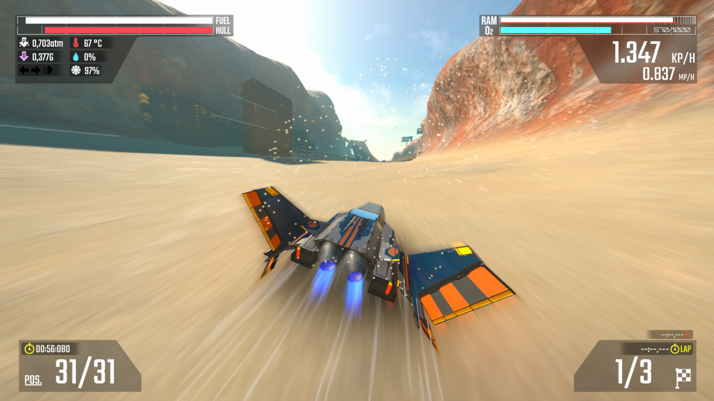 Hoverjet racing game XF Extreme Formula announced for PC - Gematsu