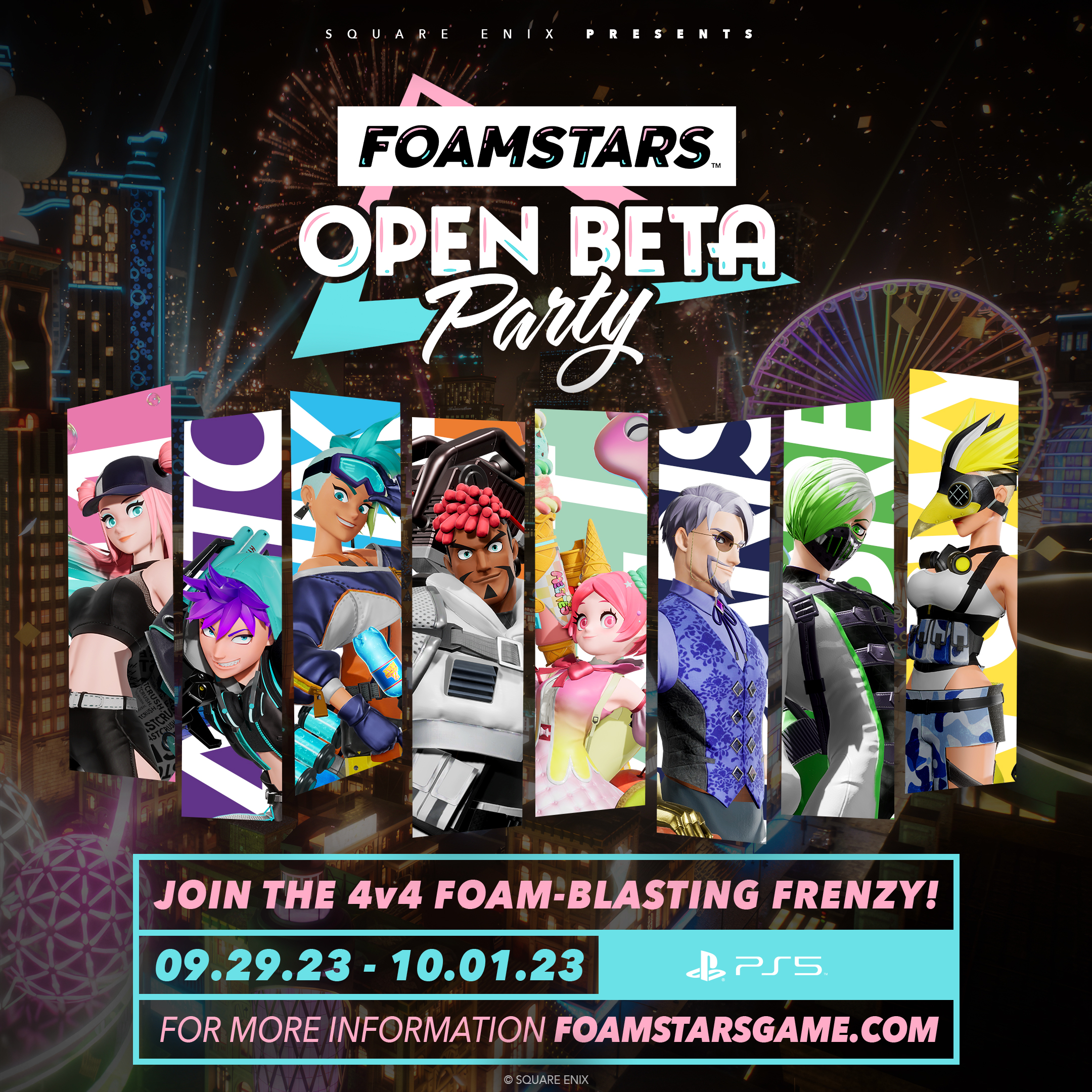 Foamstars open beta takes place at the end of September