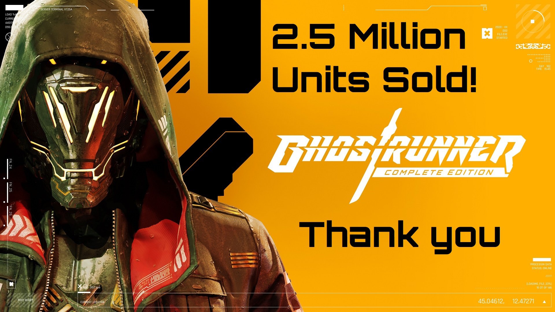 #
      Ghostrunner sales top 2.5 million