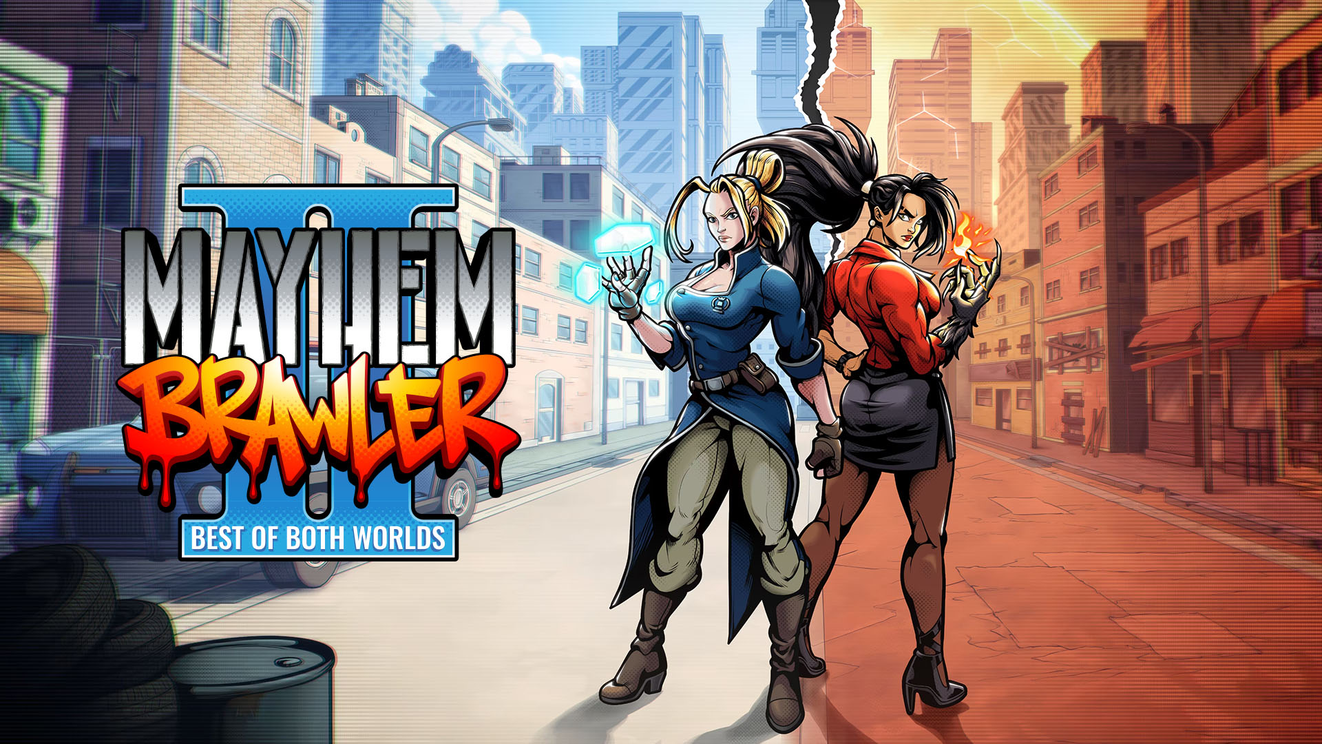 #
      Mayhem Brawler II: Best of Both Worlds announced for PS5, Xbox Series, PS4, Xbox One, Switch, and PC