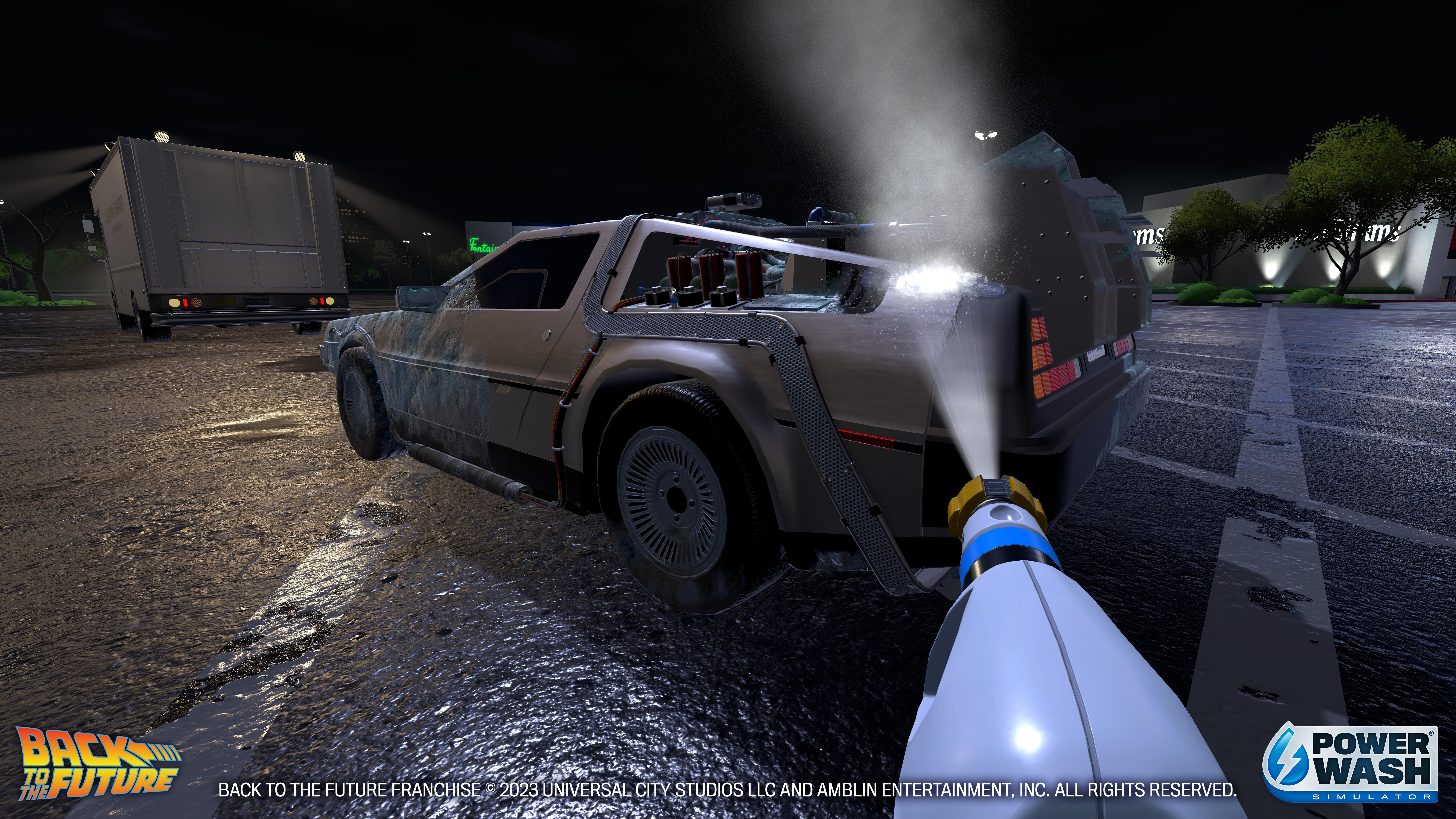 PowerWash Simulator DLC 'Back to the Future Special Pack' announced -  Gematsu