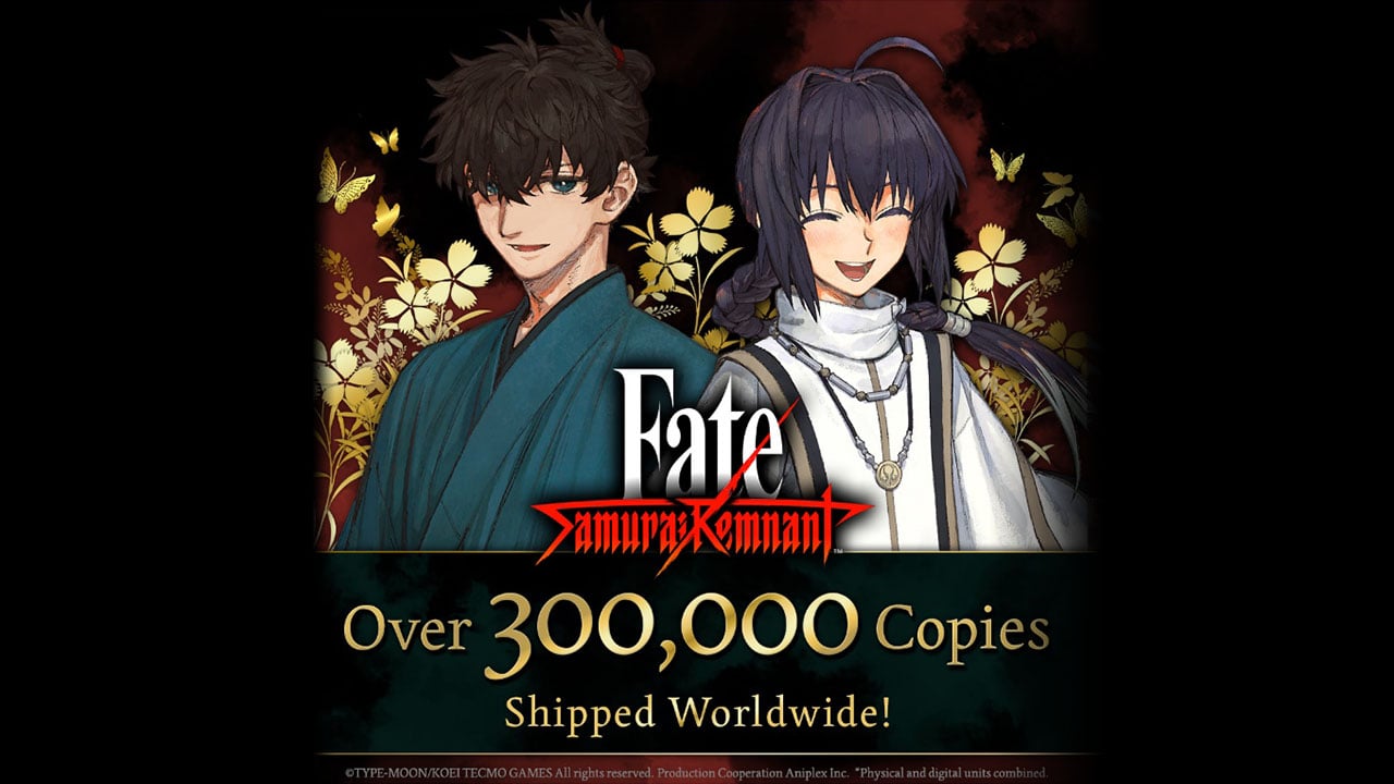Fate/Samurai Remnant shipments and digital sales top 300,000