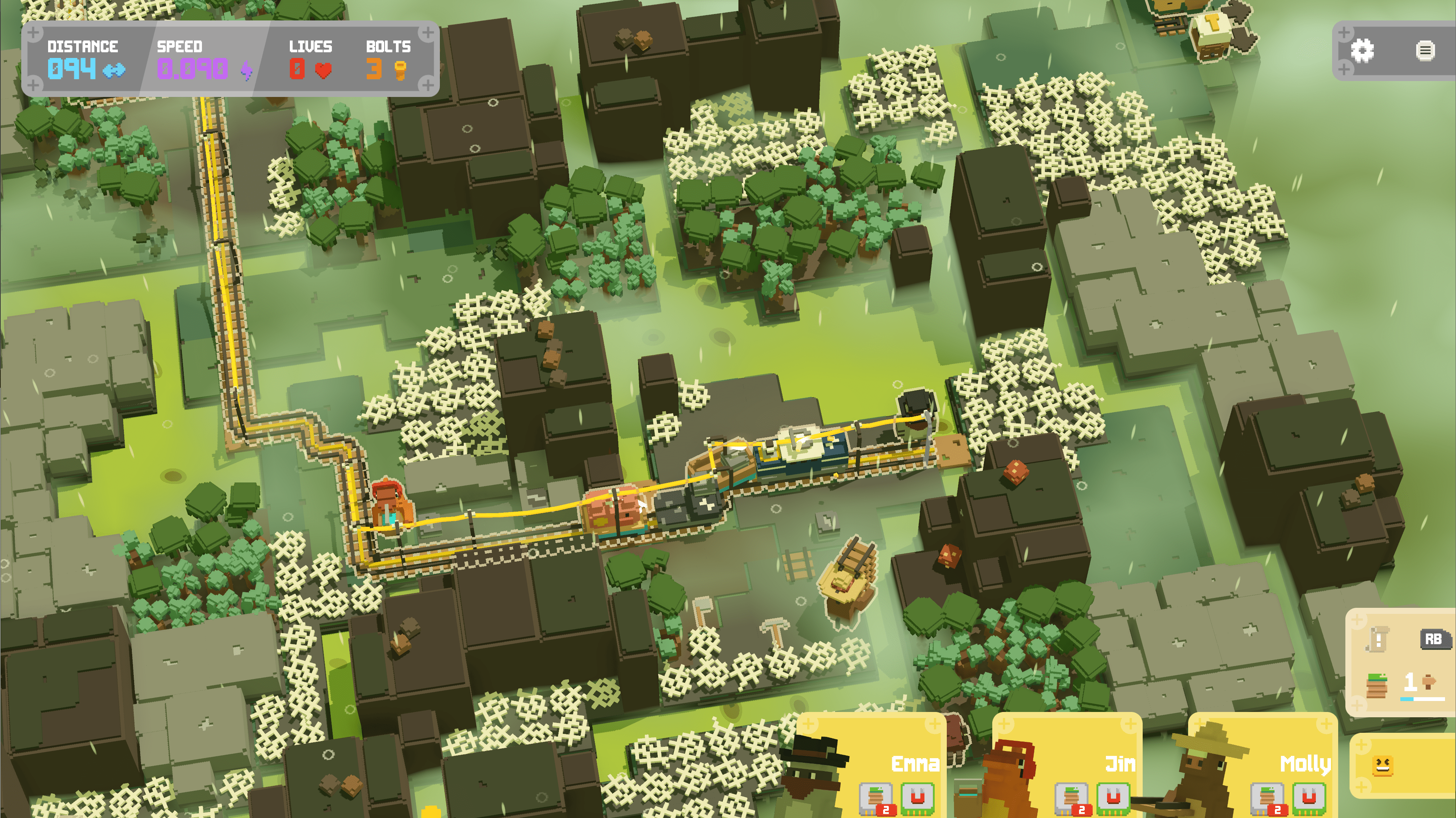 Unrailed! 2 Back on Track announced for PC Gematsu