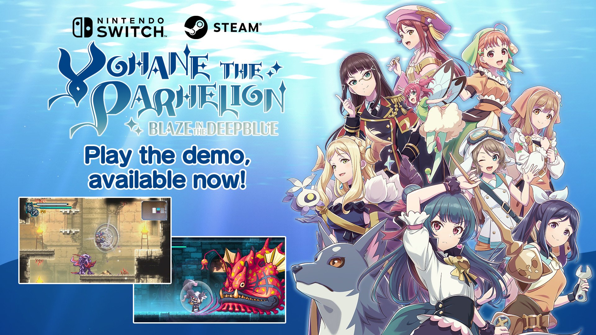 #
      Yohane the Parhelion: BLAZE in the DEEPBLUE demo now available for Switch, PC