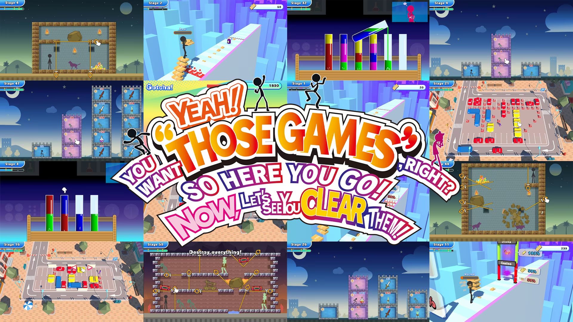 #
      YEAH! YOU WANT “THOSE GAMES,” RIGHT? SO HERE YOU GO! NOW, LET’S SEE YOU CLEAR THEM! coming to PS5, PS4 on January 11