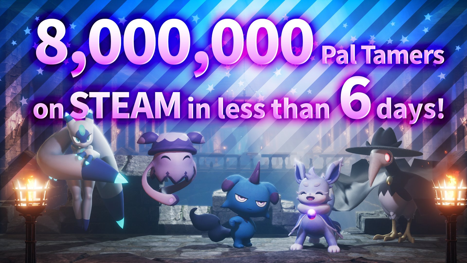 #
      Palworld Early Access Steam sales top eight million in less than six days