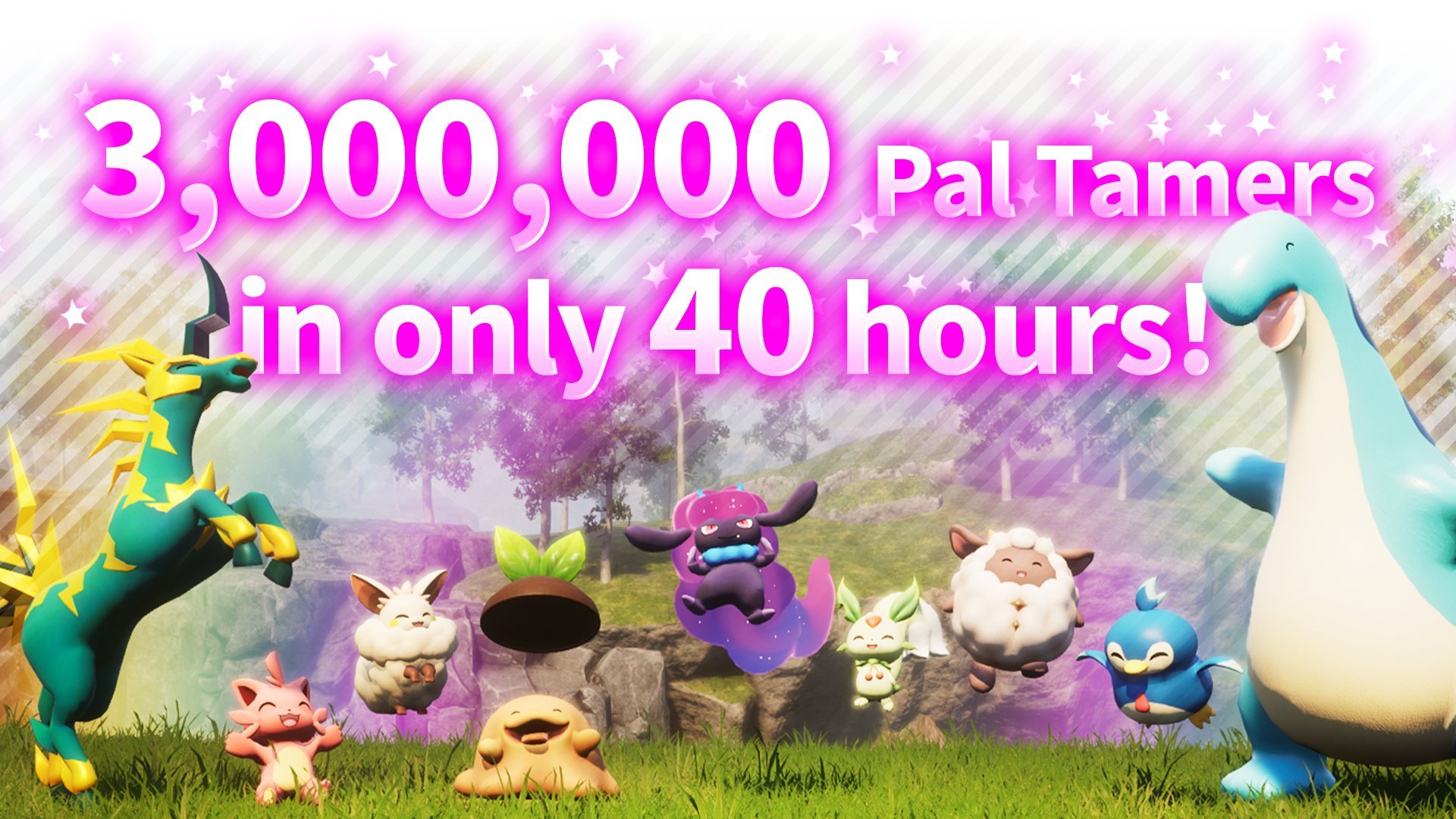 #
      Palworld Early Access sales top three million in 40 hours