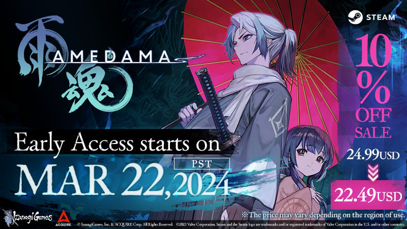 #
      AMEDAMA launches in Early Access on March 22