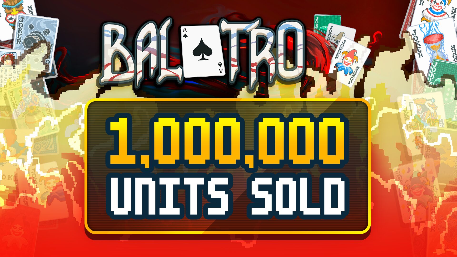 #
      Balatro sales top one million
