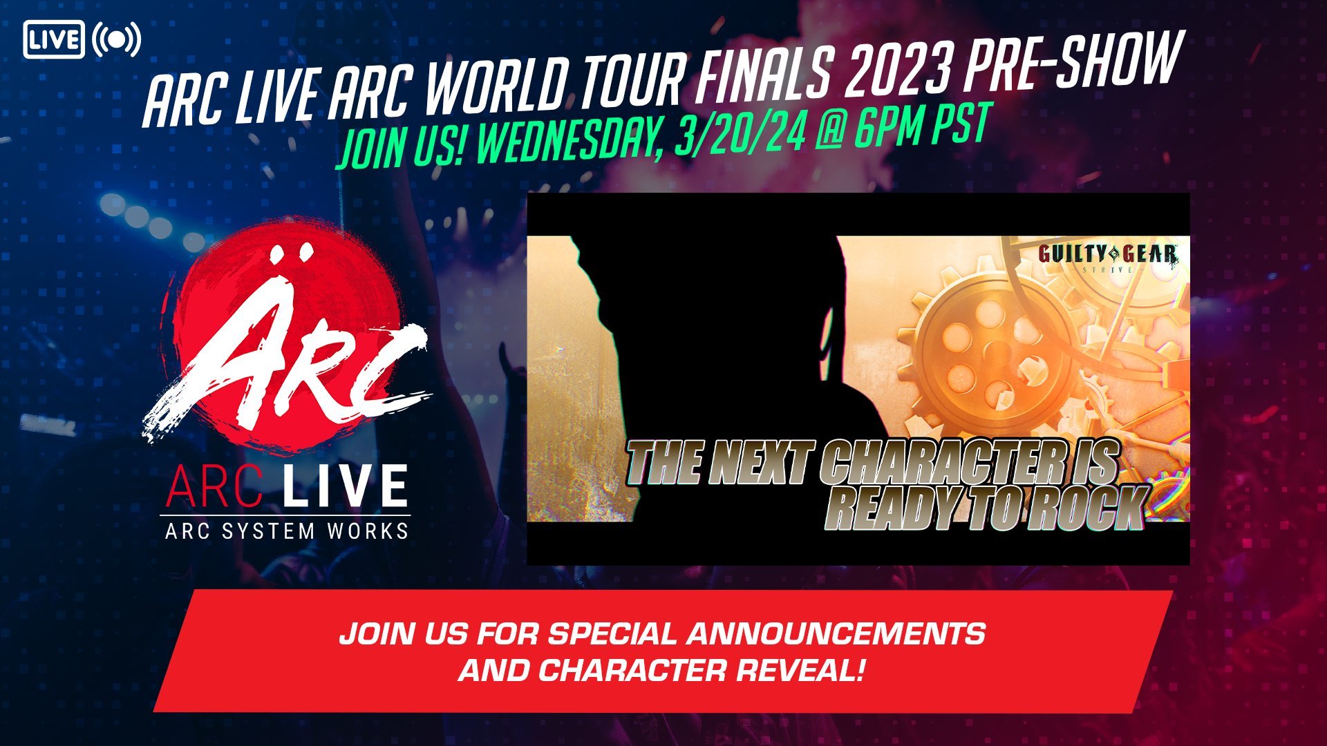 Arc World Tour Finals 2023 Pre-Show