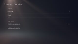 PlayStation 5 Community Game Help