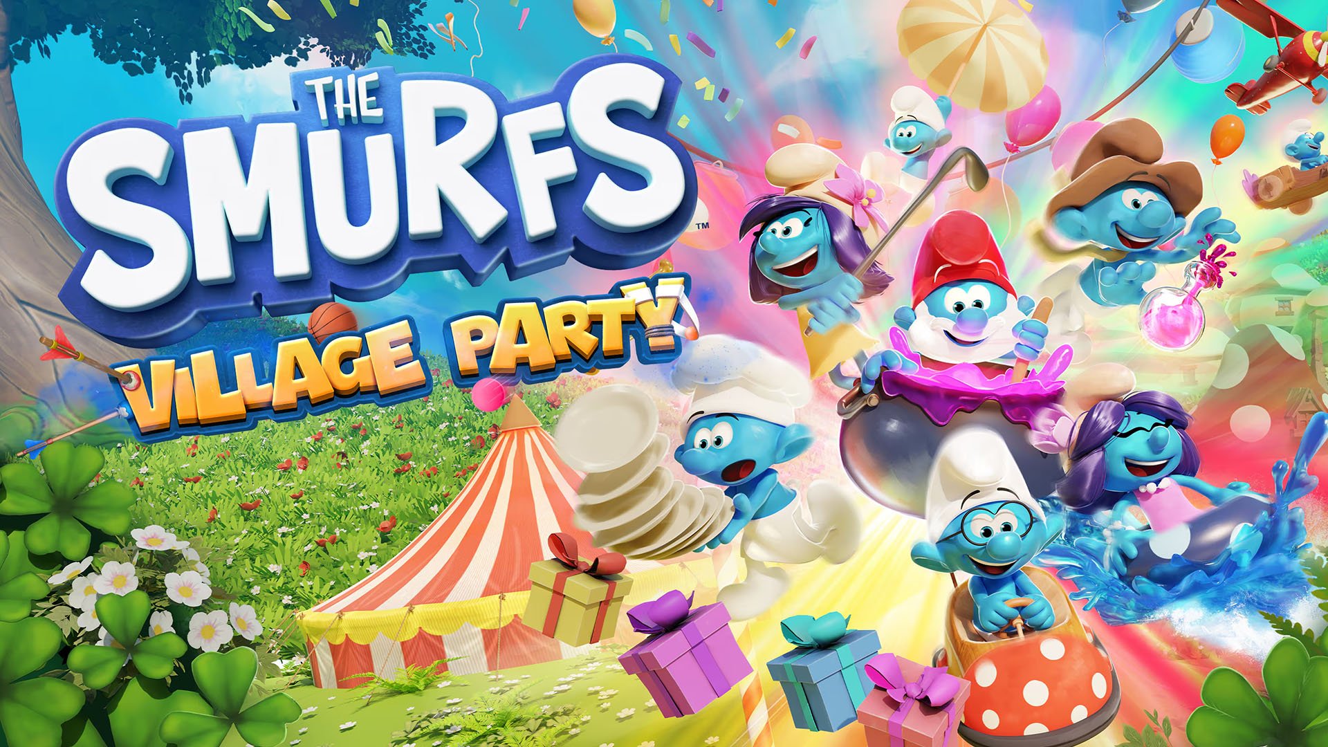 #
      The Smurfs: Village Party announced for PS5, Xbox Series, PS4, Xbox One, Switch, and PC
