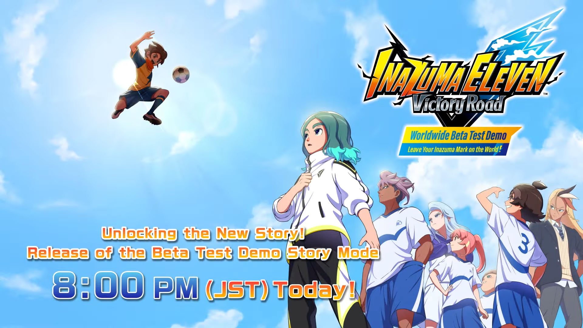 #
      Inazuma Eleven: Victory Road Worldwide Beta Test Demo ‘Story Mode’ update launches today