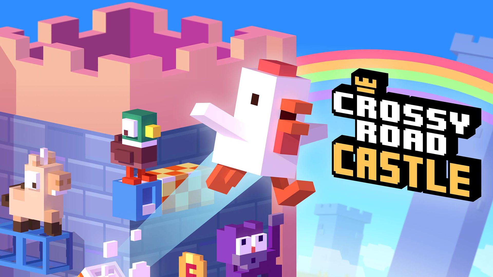 Crossy Road Castle coming to PS5, Xbox Series, Xbox One, and Switch