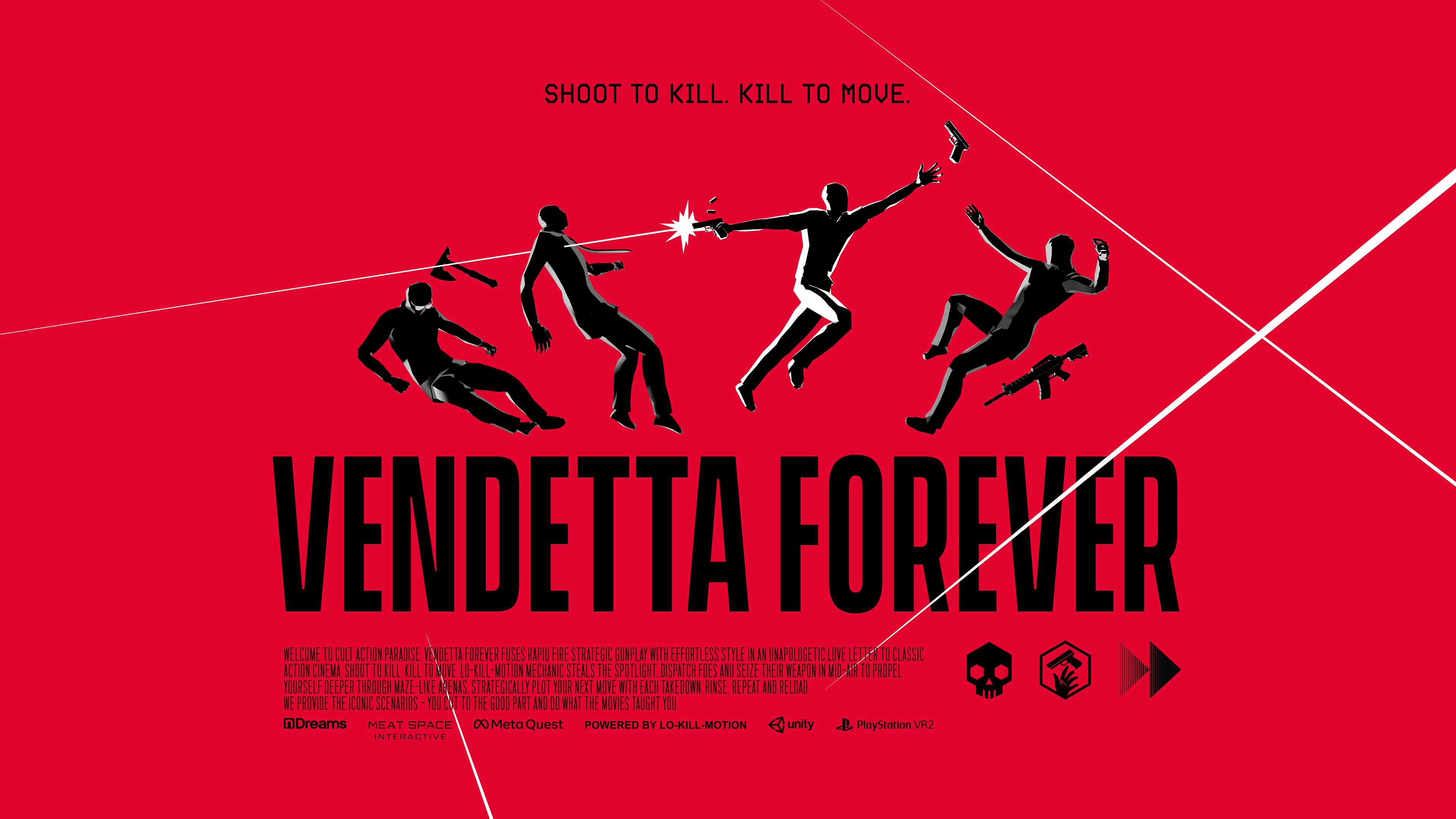 Virtual reality first-person shooter VENDETTA FOREVER announced for PS VR2, Quest 2 and 3