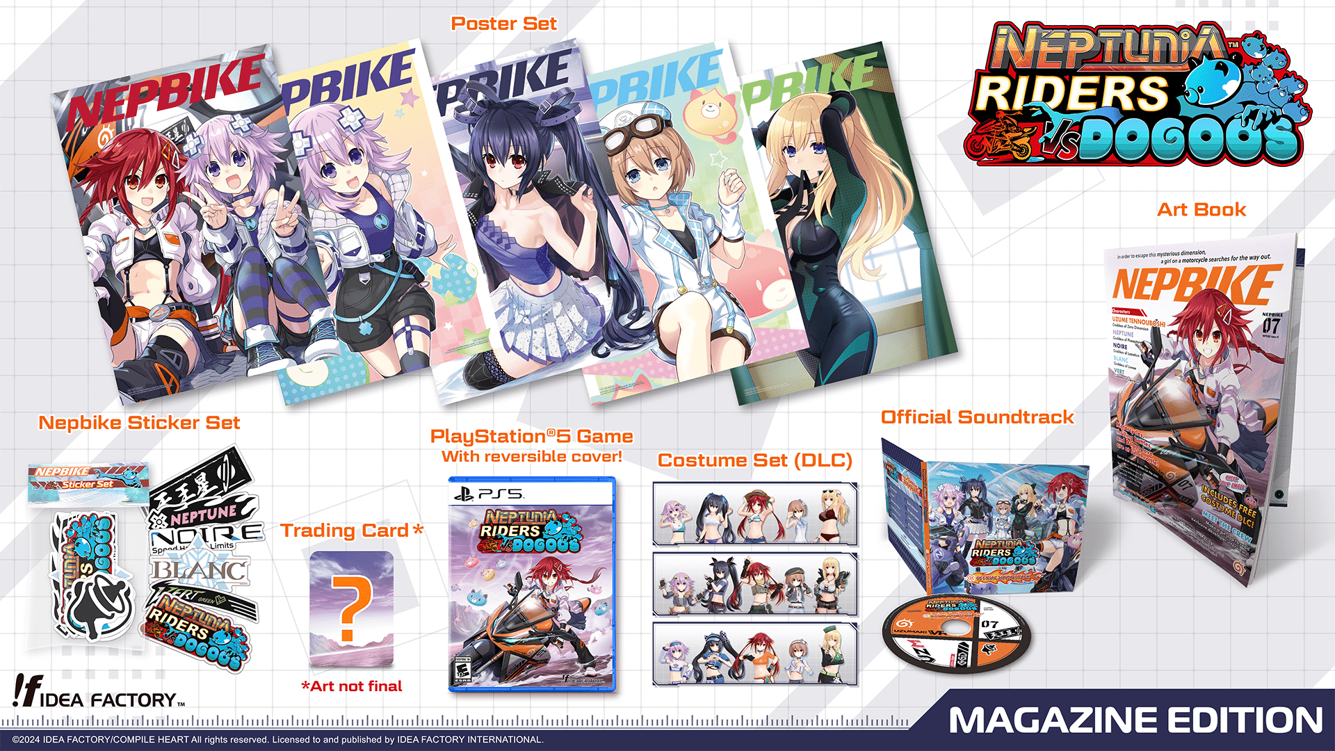Neptunia Riders VS Dogoos launches January 28, 2025 in the west