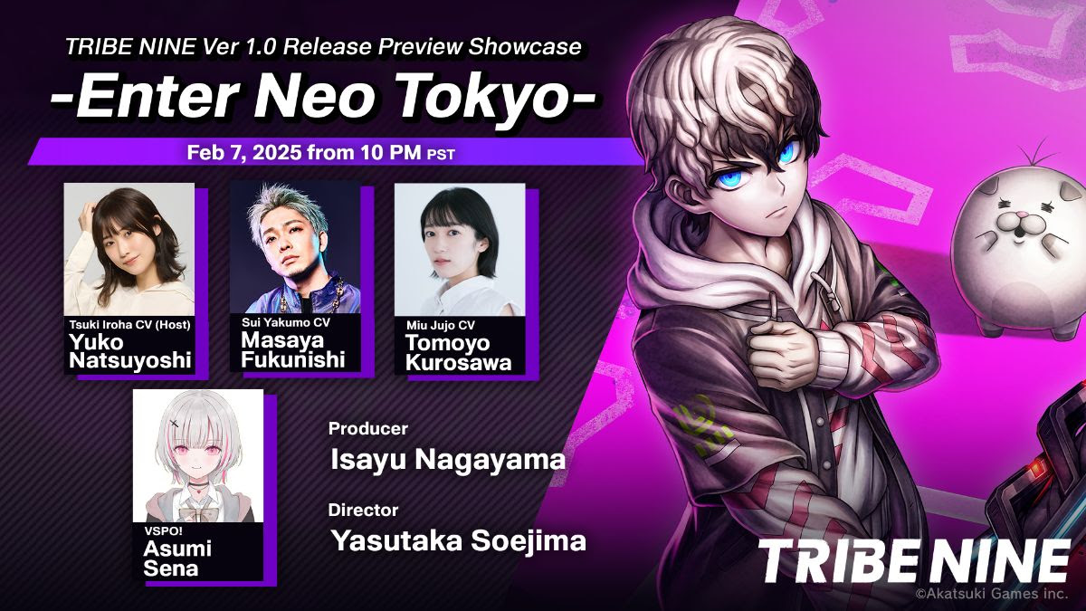 TRIBE NINE Version 1.0 Release Preview Program: Enter Neo Tokyo