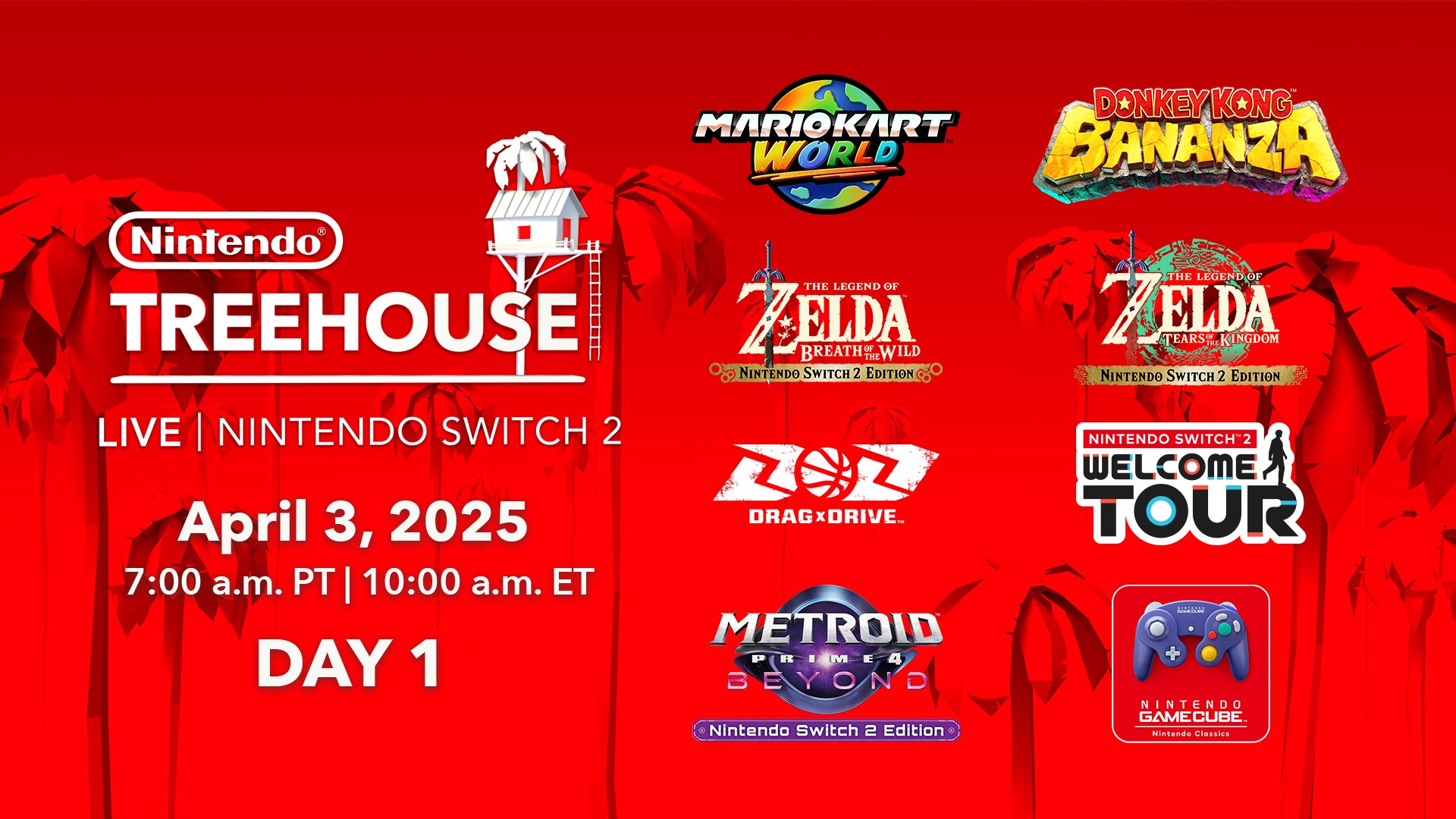 Nintendo Treehouse: Live - Nintendo Switch 2 day one gameplay 