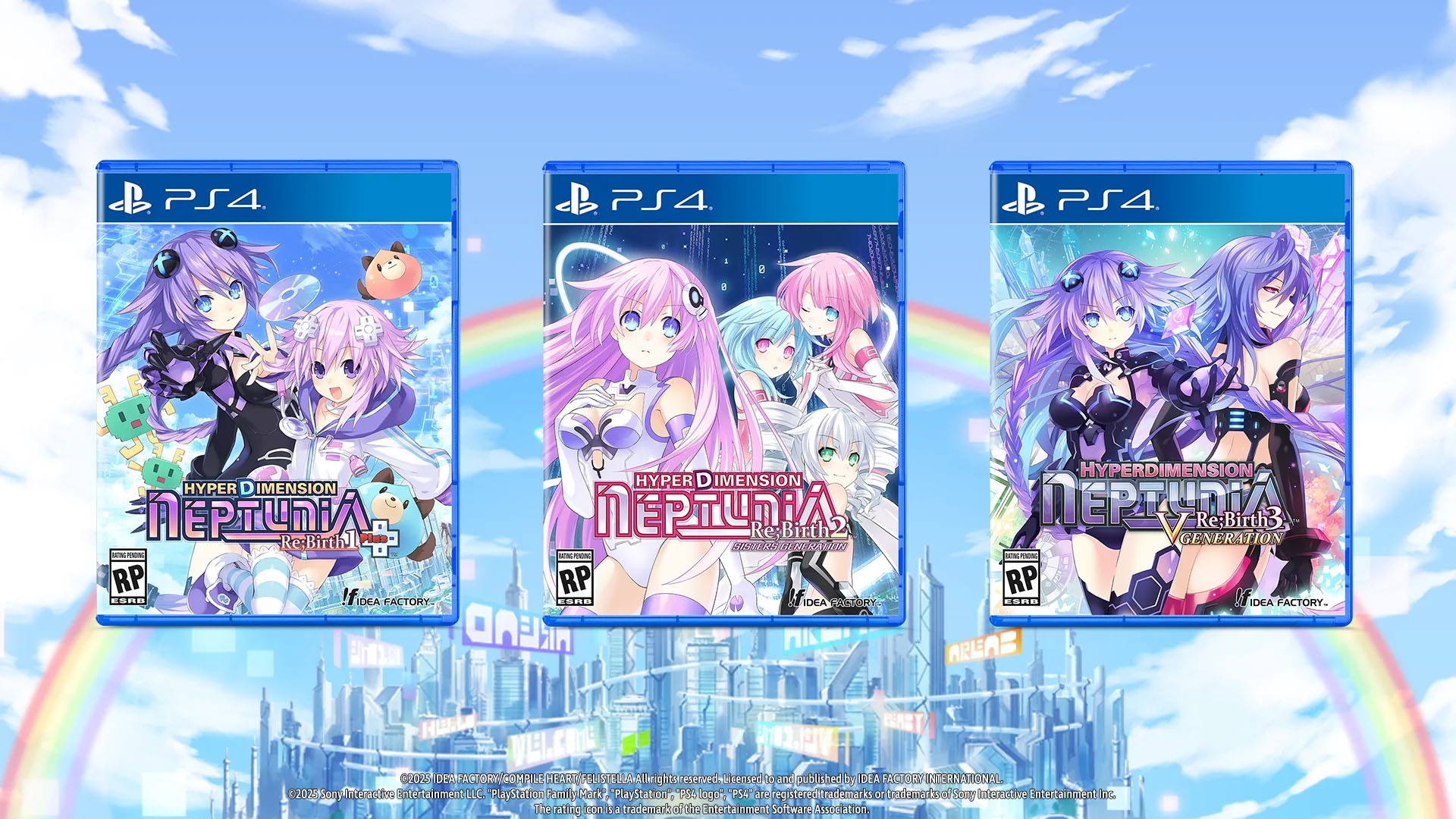 Hyperdimension Neptunia Re;Birth trilogy for PS4 launches this fall in the west