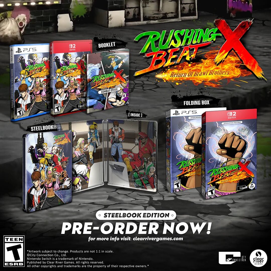 RUSHING BEAT X: Return of Brawl Brothers launches March 19, 2026