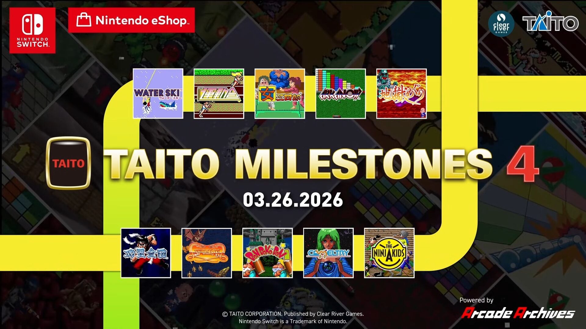 TAITO Milestones 4 announced for Switch - Gematsu