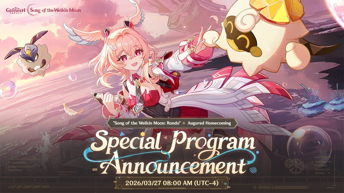 Genshin Impact Luna VI "Song of the Welkin Moon: Rondo" Version Update Special Program