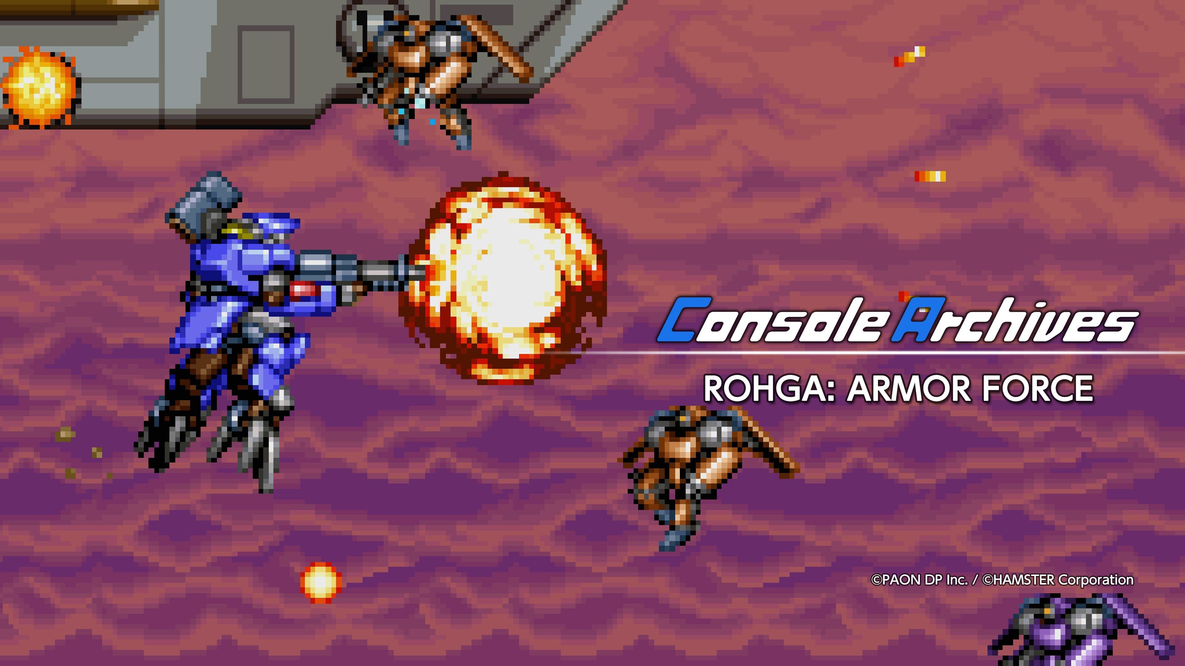 Cover image for Console Archives Rohga: Armor Force Launches April 30 on PlayStation 5 and Switch 2