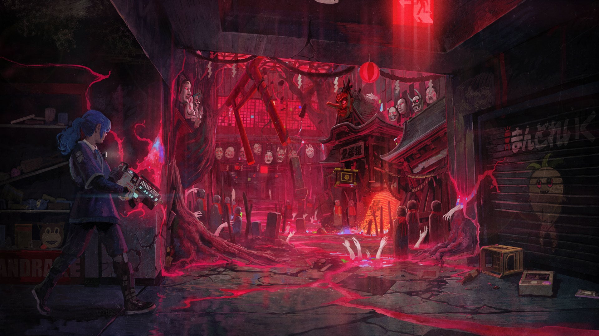 Cover image for NIGHTMARE OPERATOR Demo Showcased at BitSummit PUNCH Featuring Nakano Stage