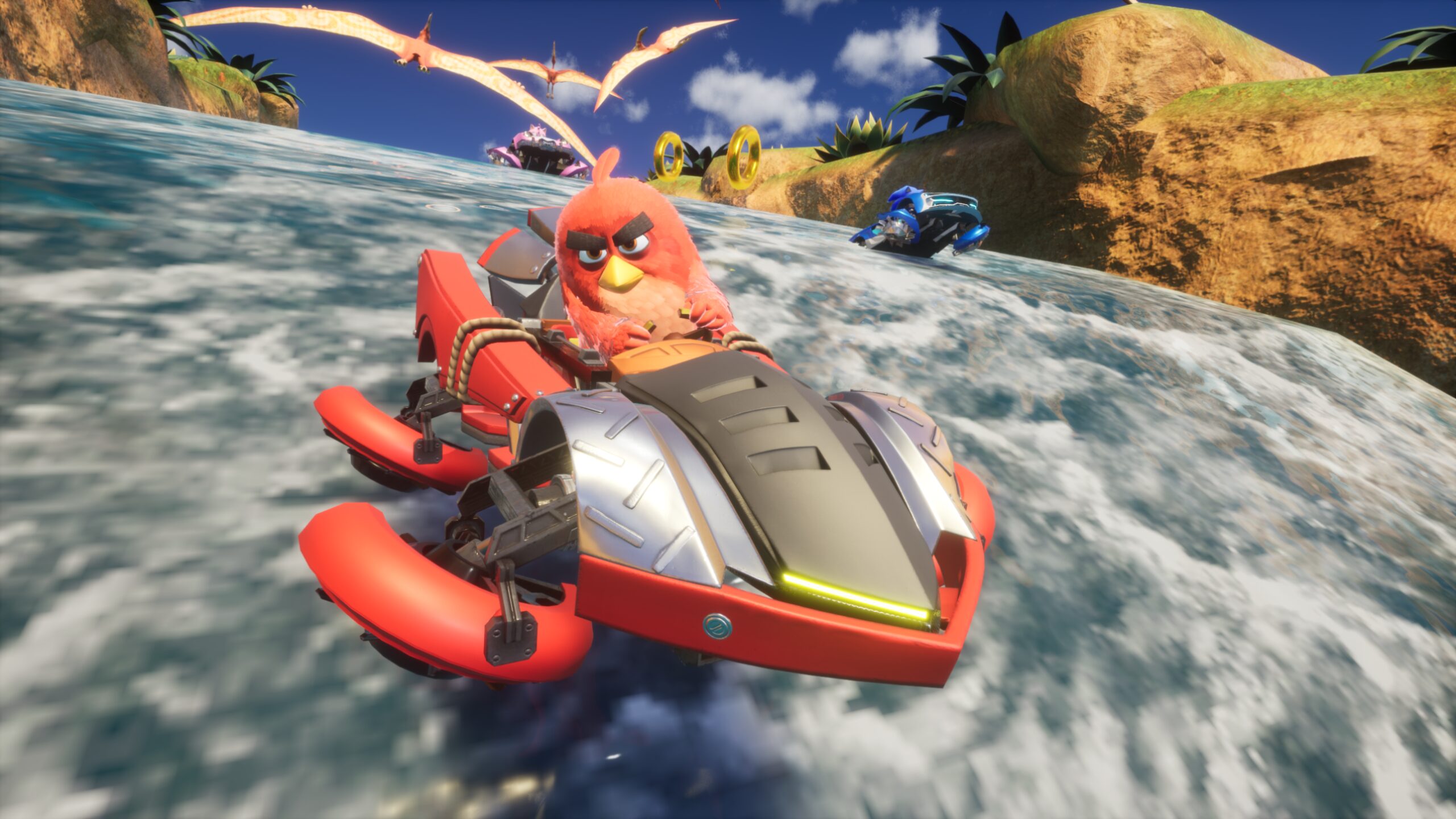 Sonic Racing CrossWorlds Angry Birds Content Drop Update Now 