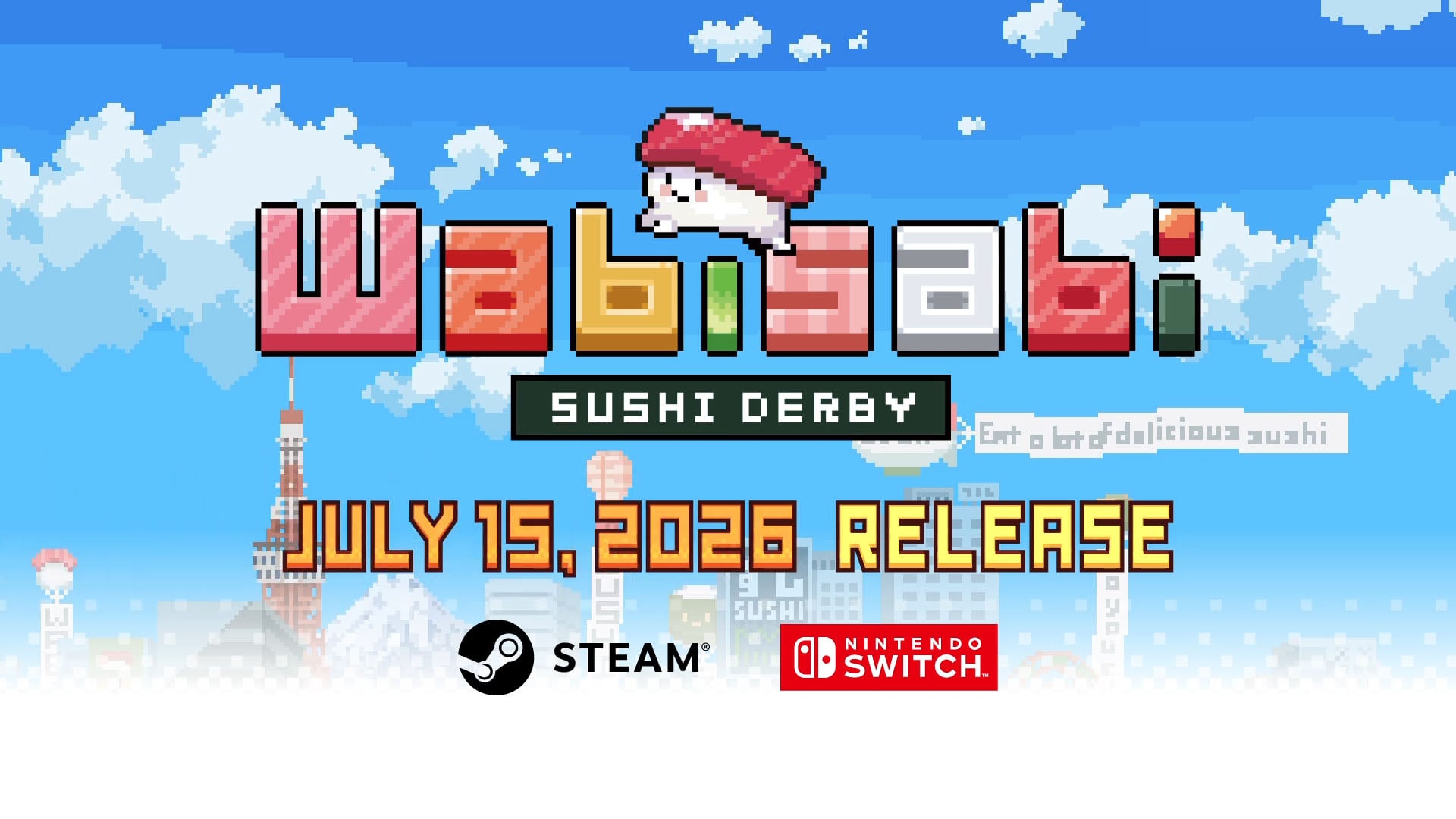 Cover image for Wabisabi SushiDerby Set to Launch on Switch and PC This July