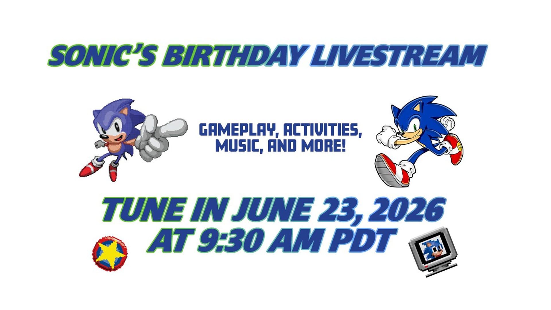 Sonic the Hedgehog 35th Birthday Live Stream