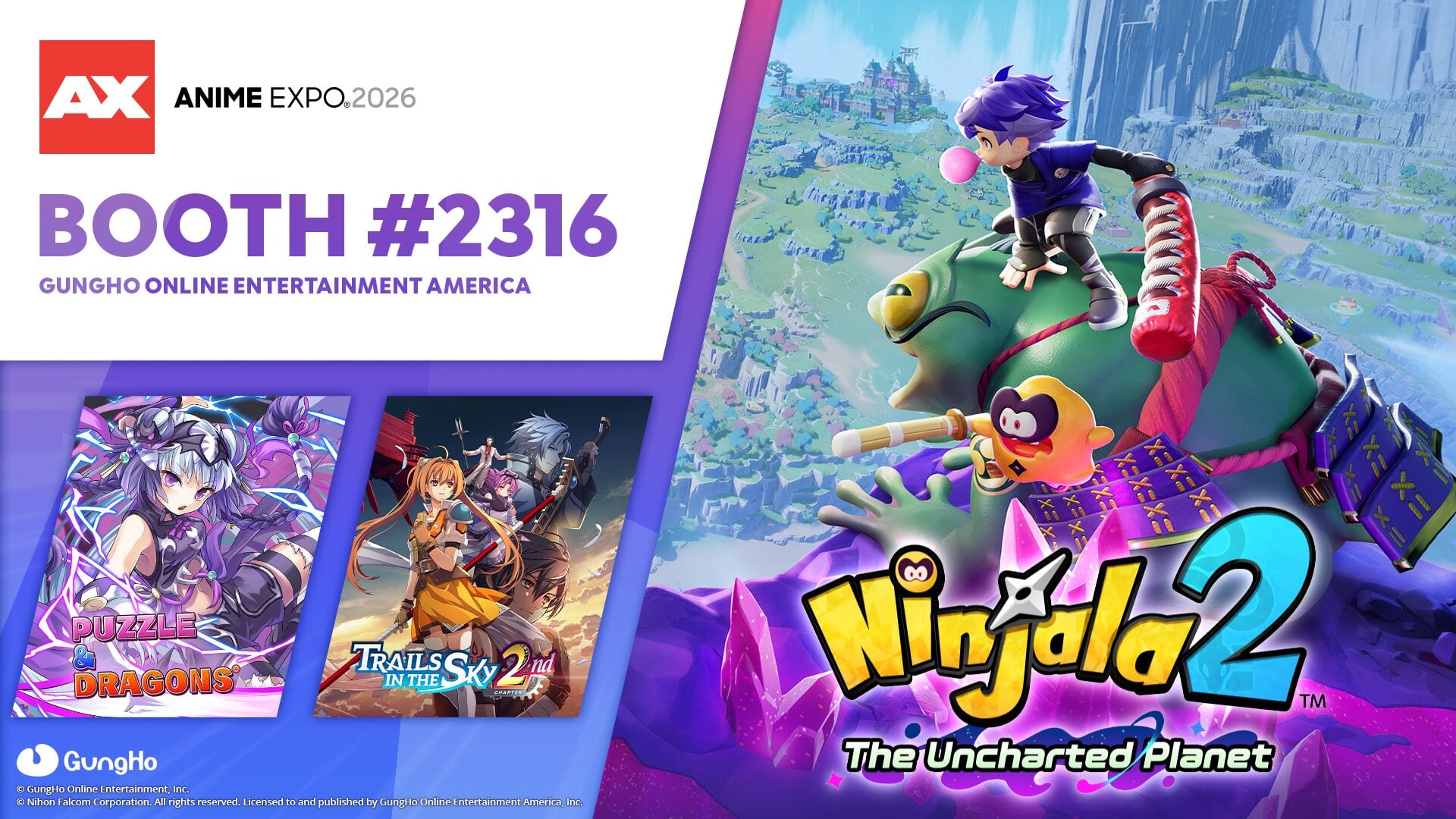 GungHo Online Entertainment announces Anime Expo 2026 plans