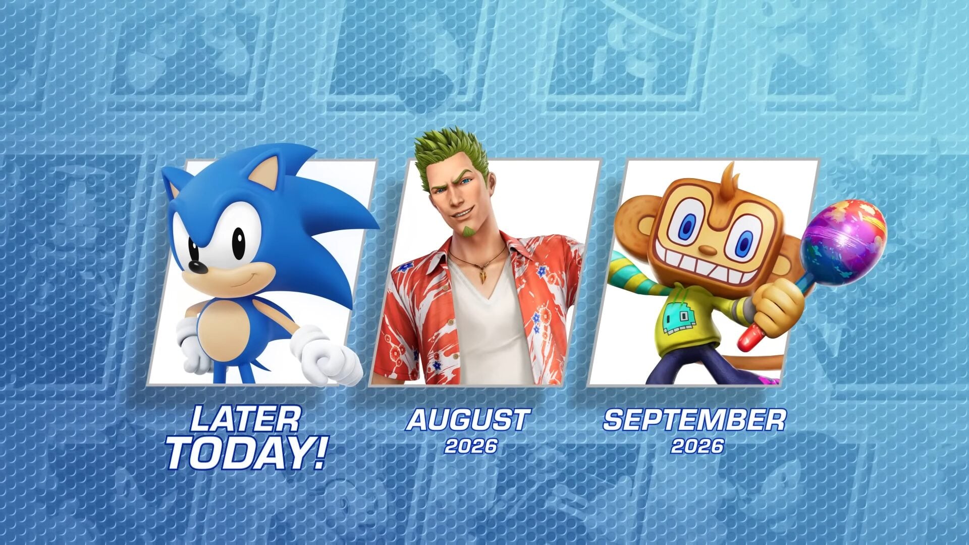 Sonic Racing: CrossWorlds free character updates Classic Sonic, Axel, and Amigo announced