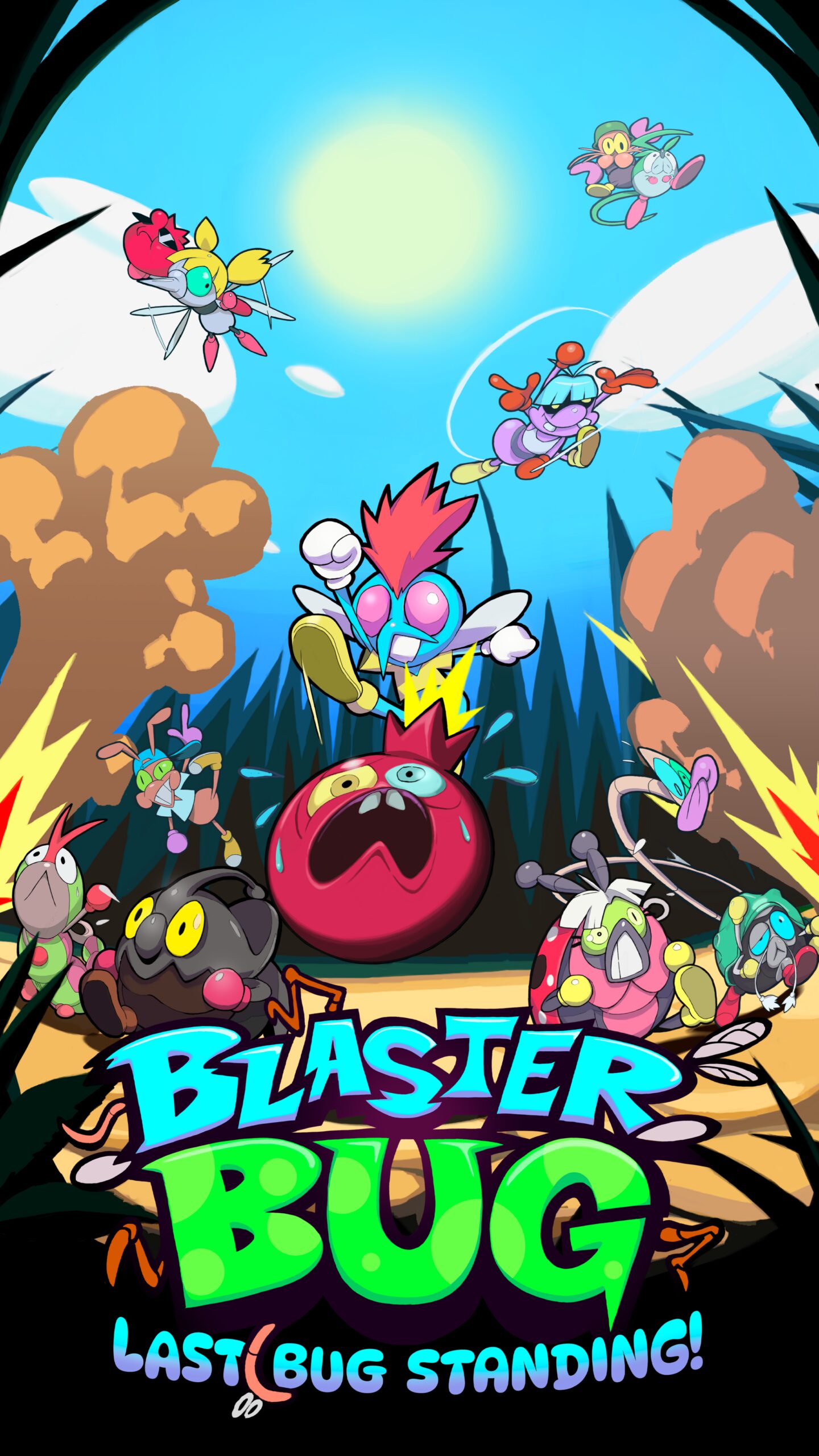 Ball Fly Insect Dotemu announces free party arcade action game Blasterbug: Last Bug ...