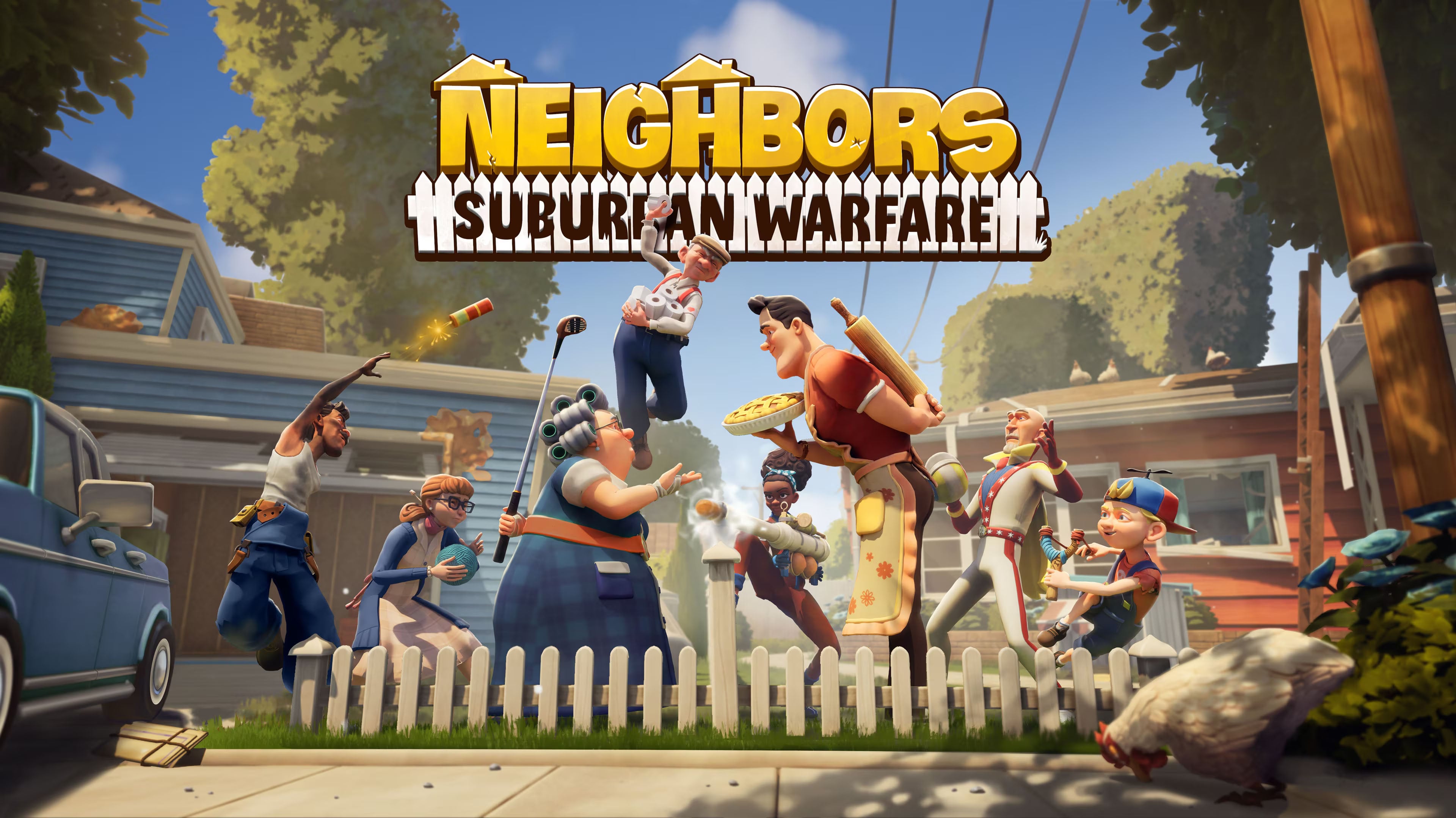 NEIGHBORS: Suburban Warfare now available for PS5, Xbox Series, and PC