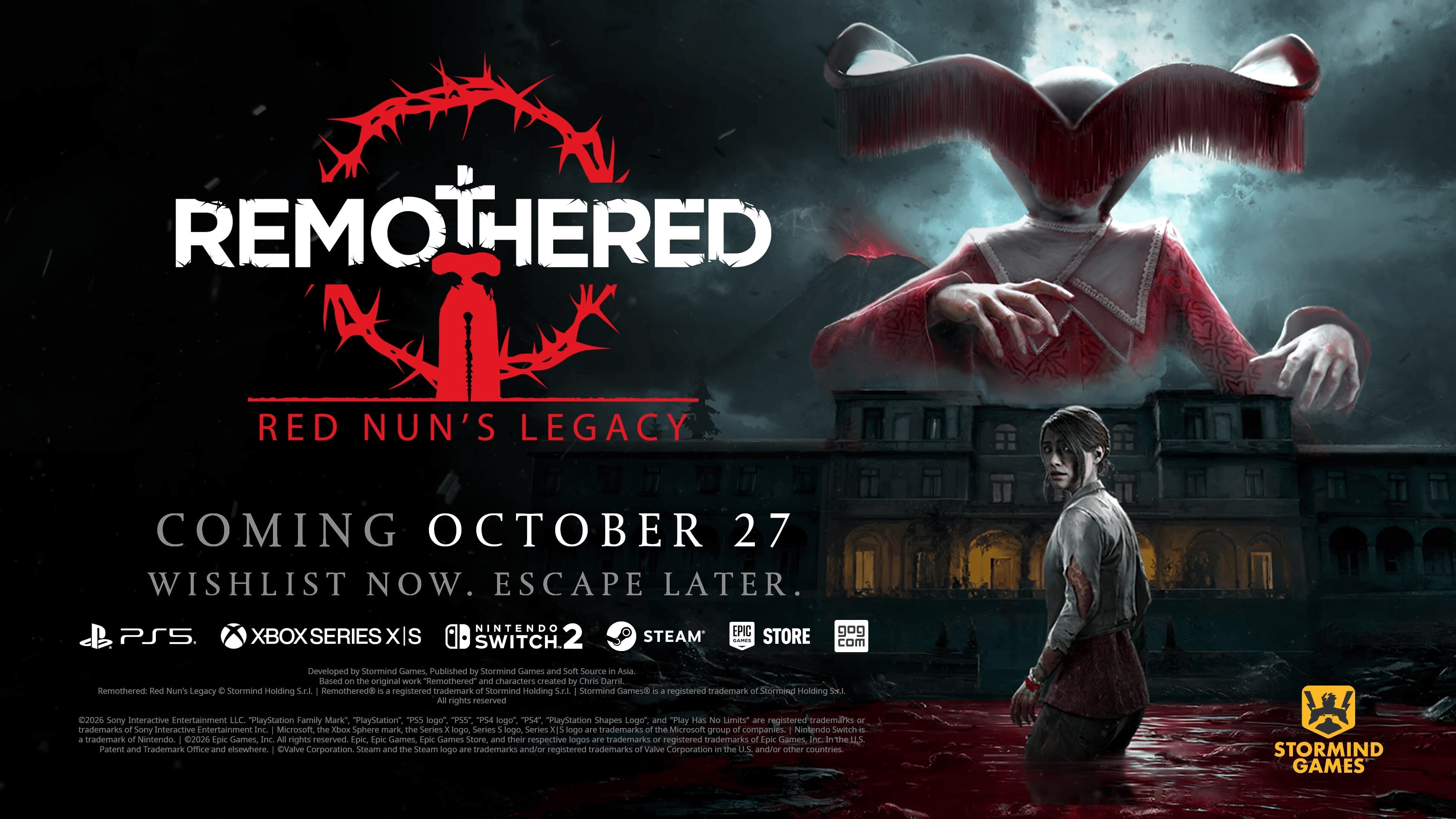 Remothered: Red Nun’s Legacy لە ٢٧ی ئۆکتۆبەر بڵاودەکرێتەوە