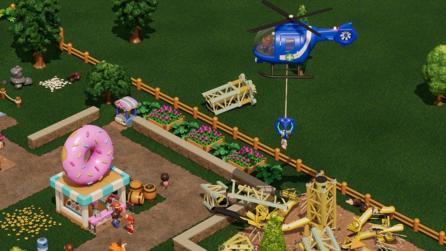 Return Coaster RollerCoaster Tycoon Wonderworks announced for consoles, PC - Gematsu