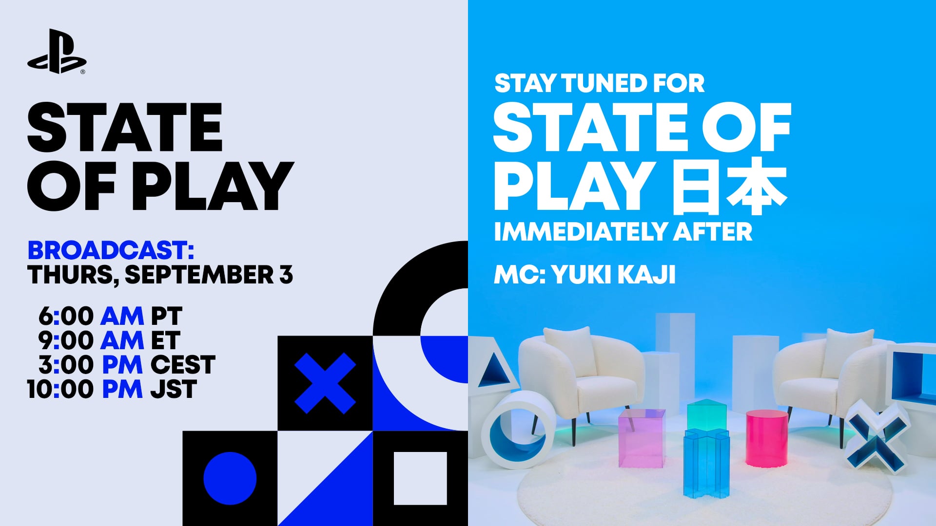 State of Play and State of Play Japan set for September 3