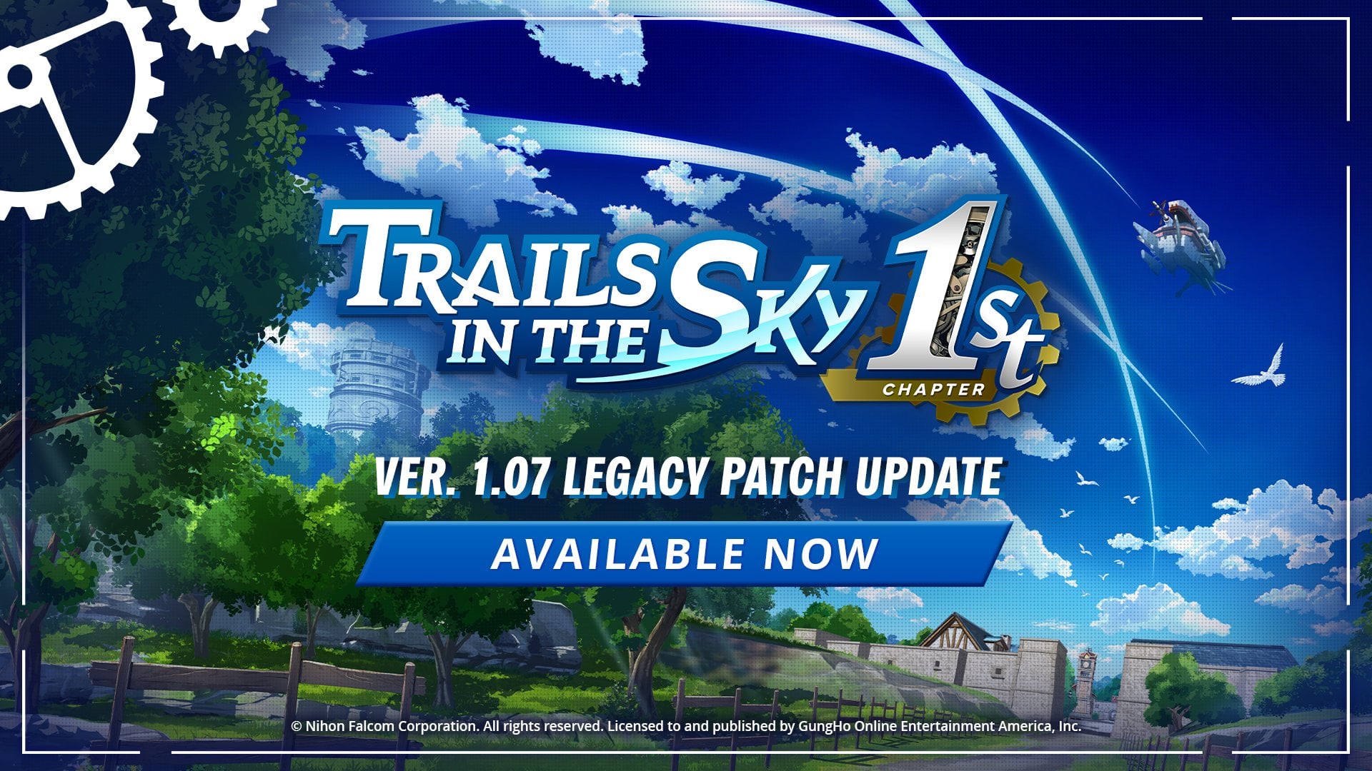 Trails in the Sky 1st Chapter وەشانی 1.07 نوێکردنەوەی ‘Legacy Patch’ ئێستا بەردەستە
