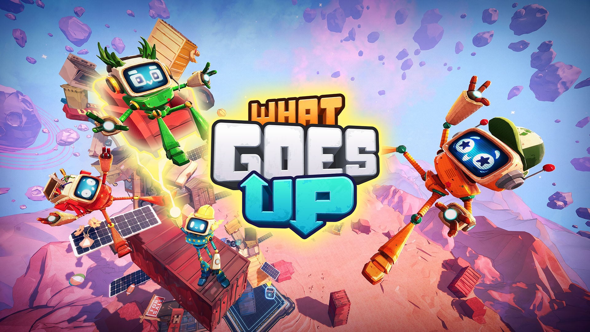 Co-op physics-based building game What Goes Up announced for PS5, Xbox Series, and PC