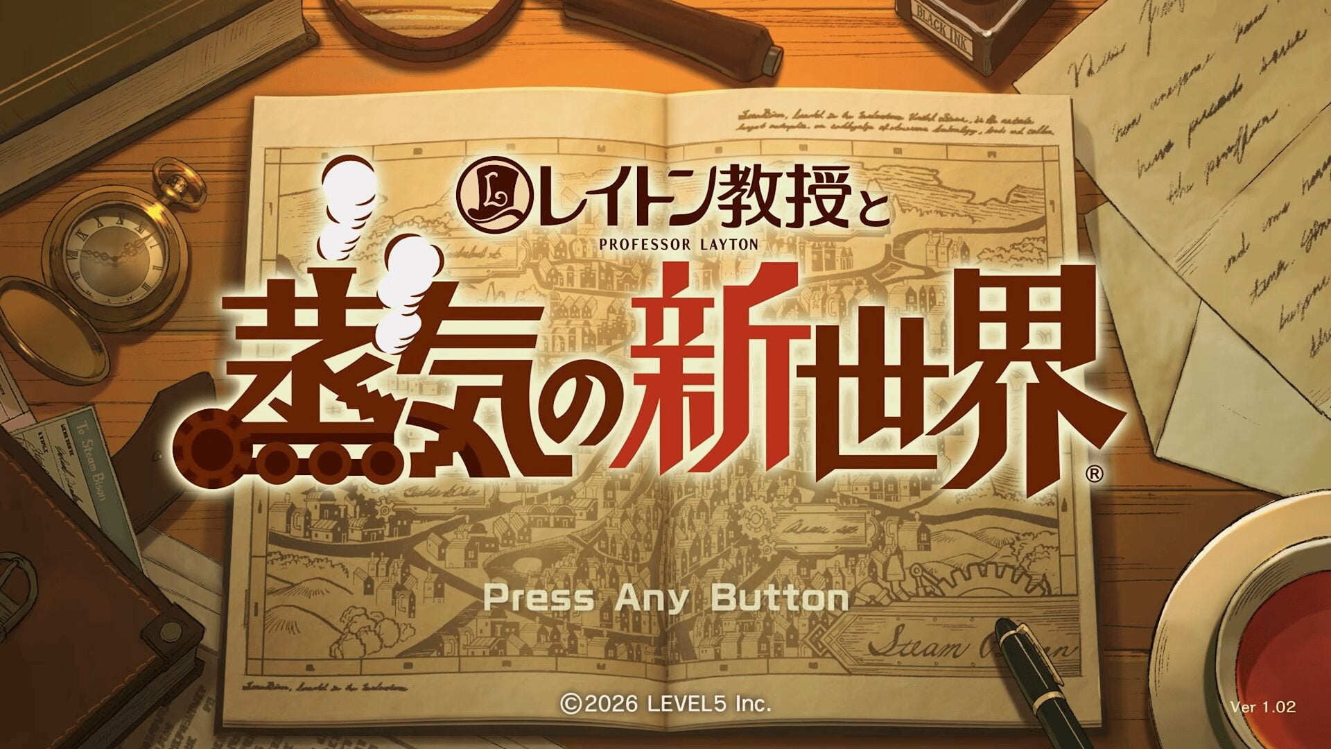 Professor Layton and the New World of Steam TGS 2026 demo gameplay
