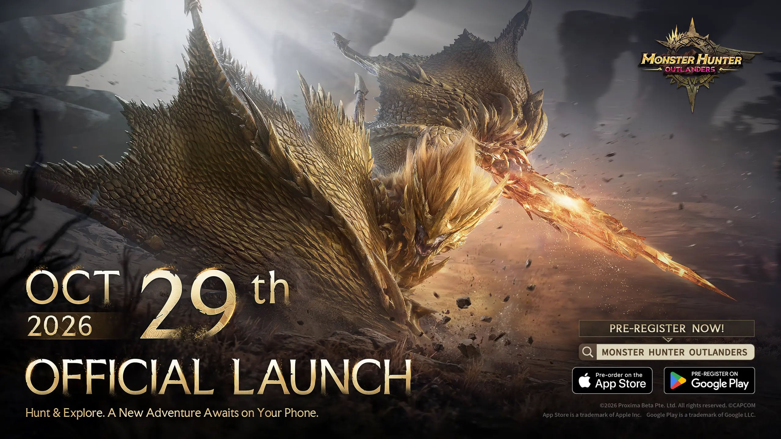 Monster Hunter Outlanders launches October 29