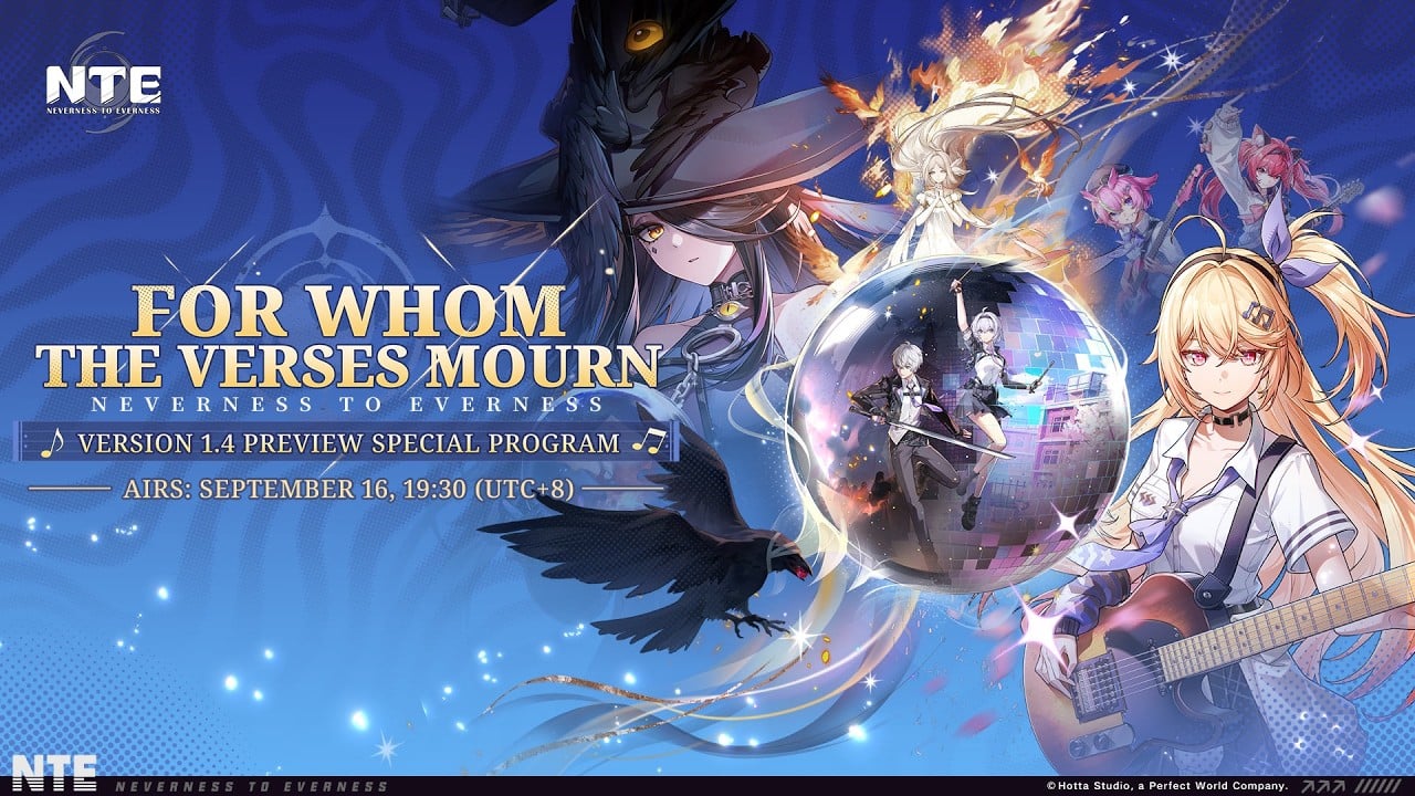 Neverness to Everness version 1.4 update ‘For Whom the Verses Mourn’ launches September 30