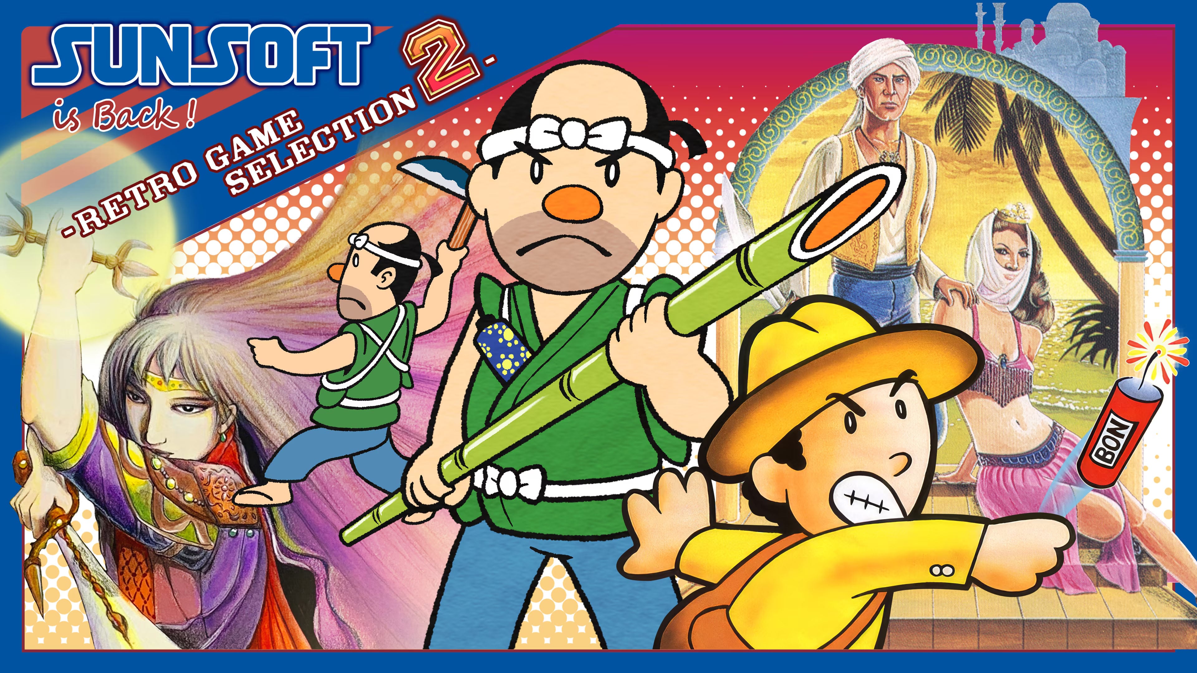 SUNSOFT is Back! Retro Game Selection 2 announced for PS5, Switch, and PC